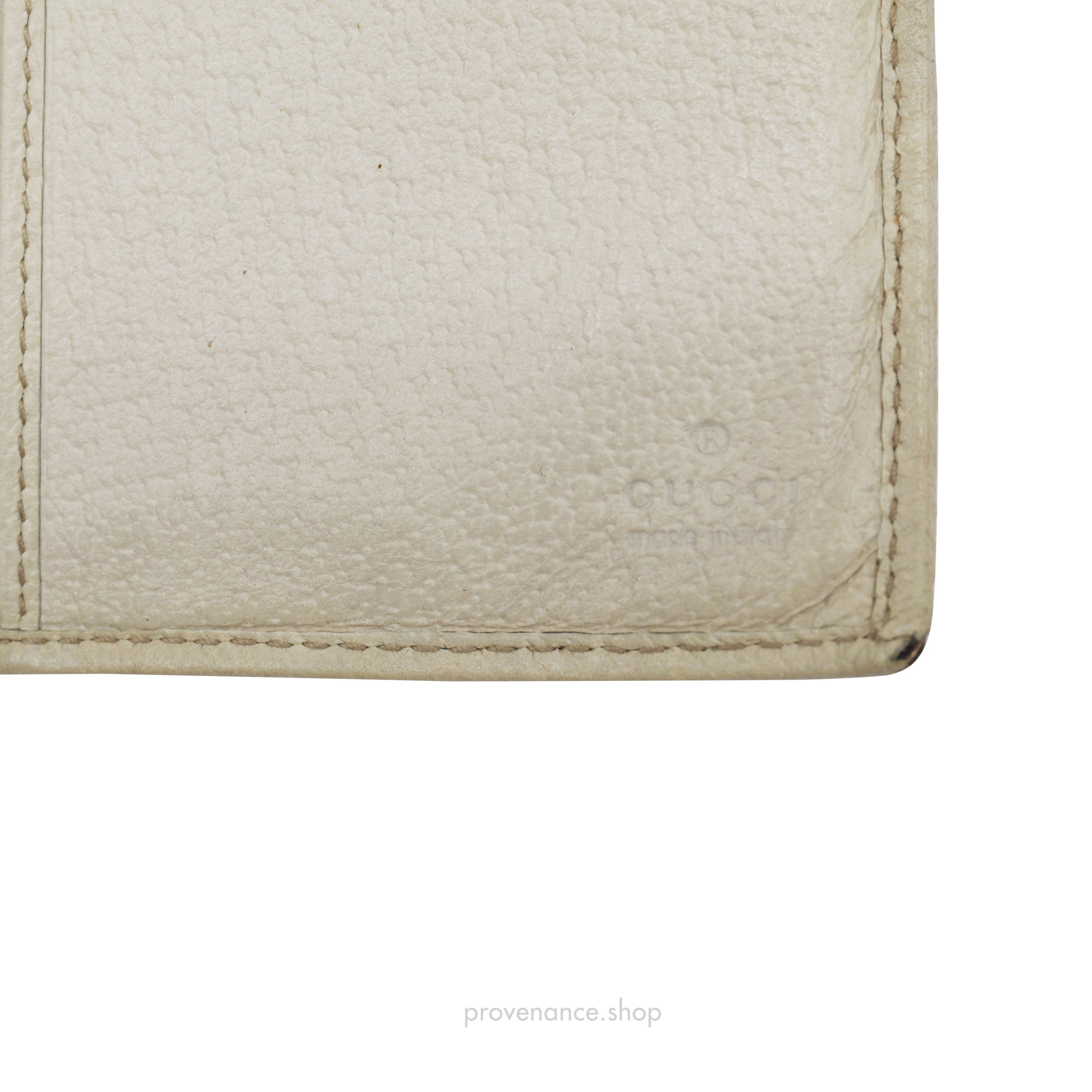 Gucci 🔴 GG Canvas Long Wallet - Brown/White Size ONE SIZE - 8 Thumbnail