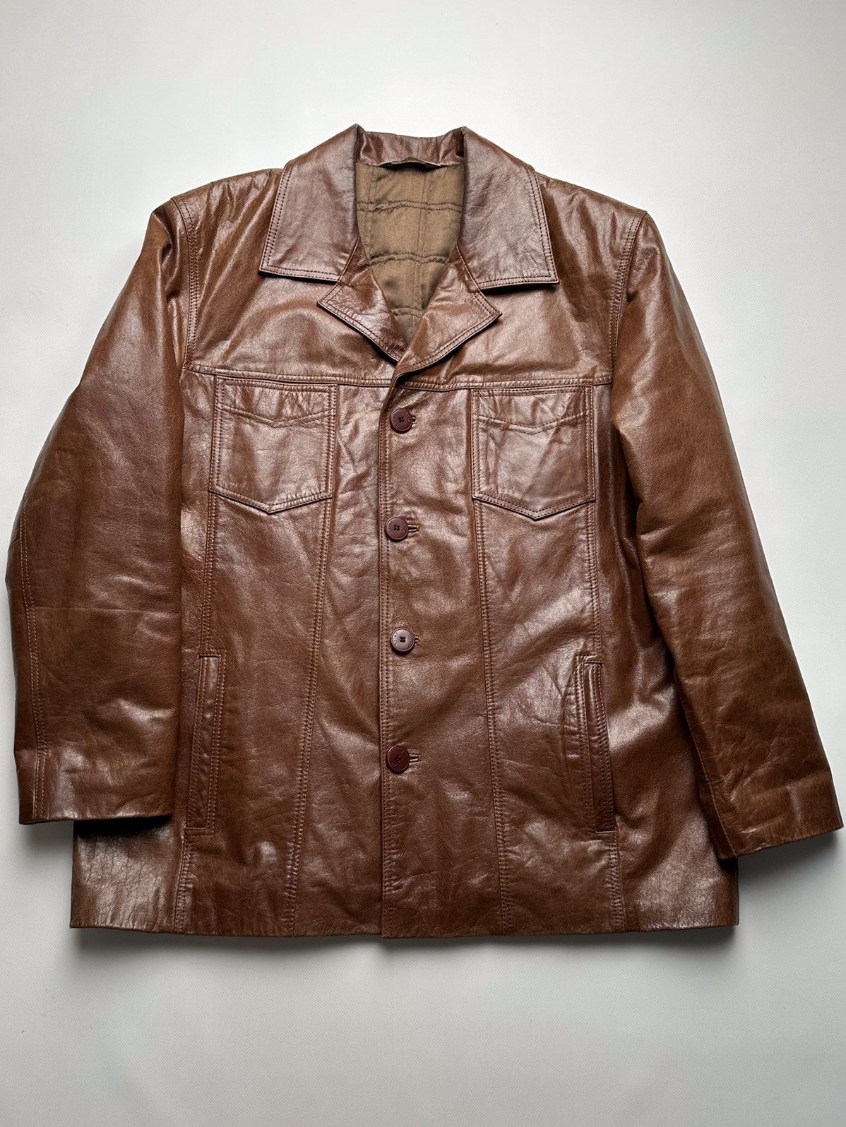 Seditionaries Vintage Leather 80’s Coat Jacket | Grailed