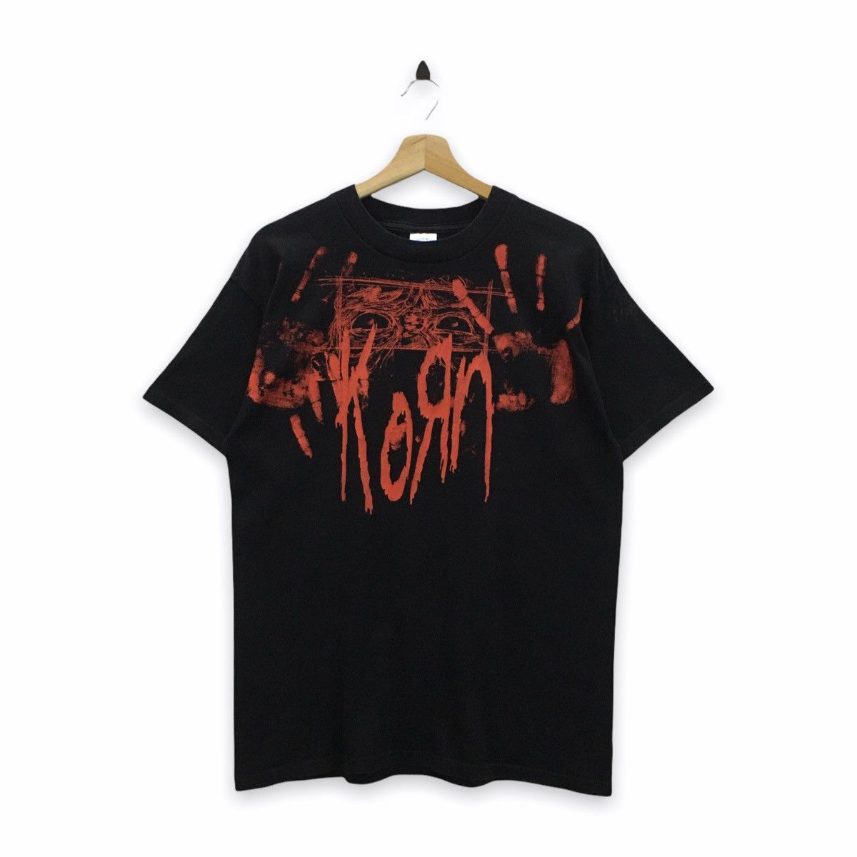 Band Tees × Vintage Rare Vintage Korn Heavy Metal Rock Band Tshirt Size US M / EU 48-50 / 2 - 1 Thumbnail