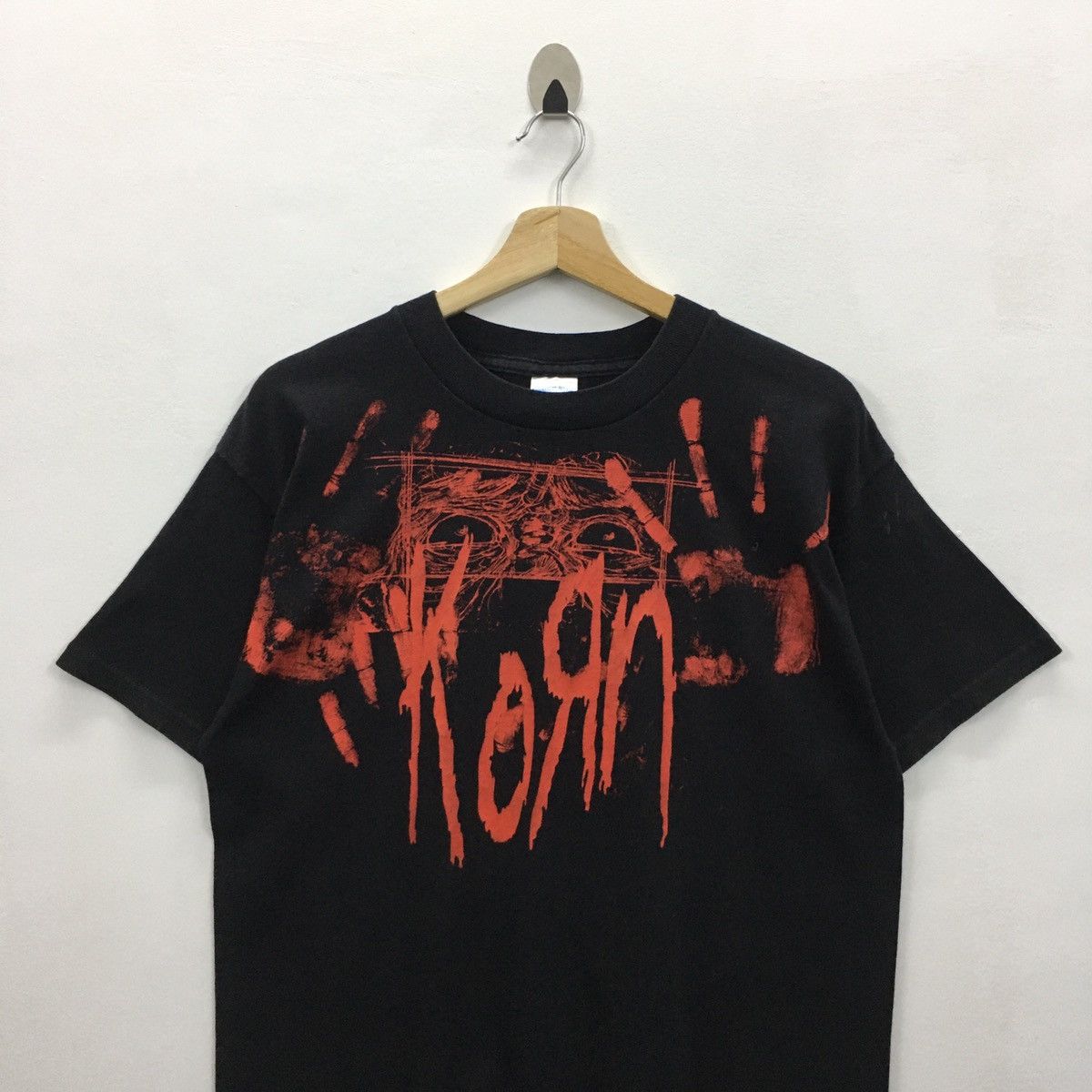 Band Tees × Vintage Rare Vintage Korn Heavy Metal Rock Band Tshirt Size US M / EU 48-50 / 2 - 6 Thumbnail