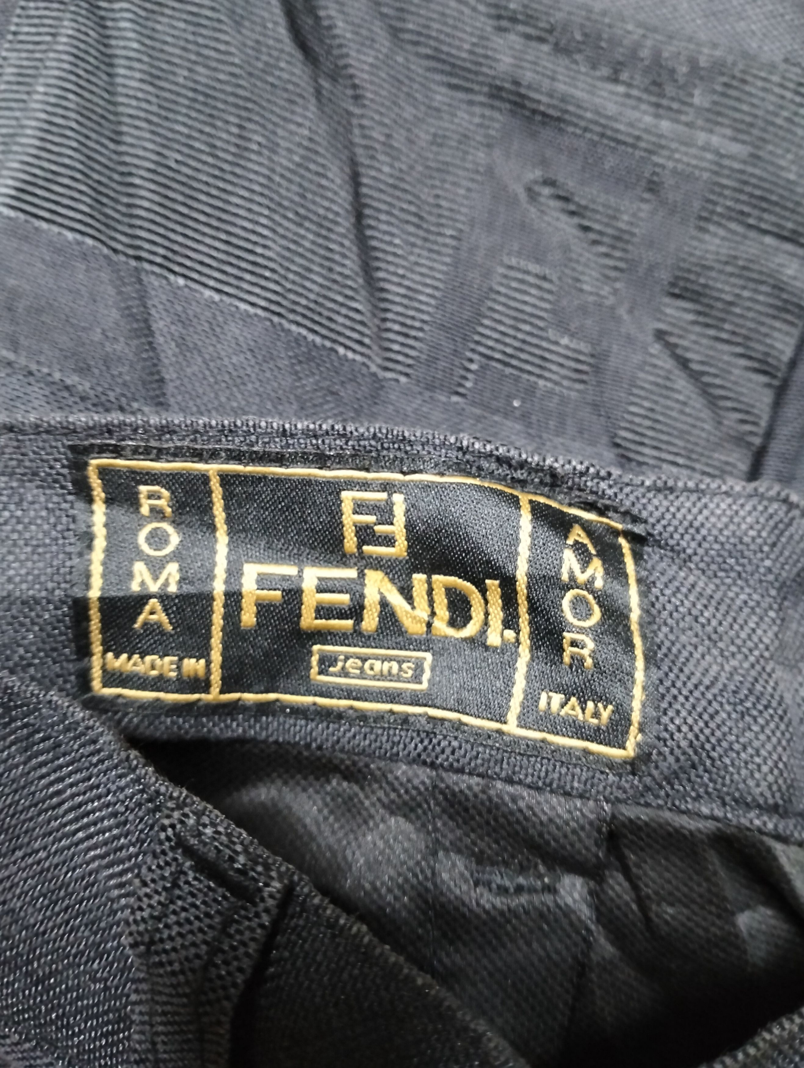 Fendi × Vintage Vintage Fendi Cargo Skirt Nice Design Size 25" / US 0 / IT 36 - 8 Thumbnail