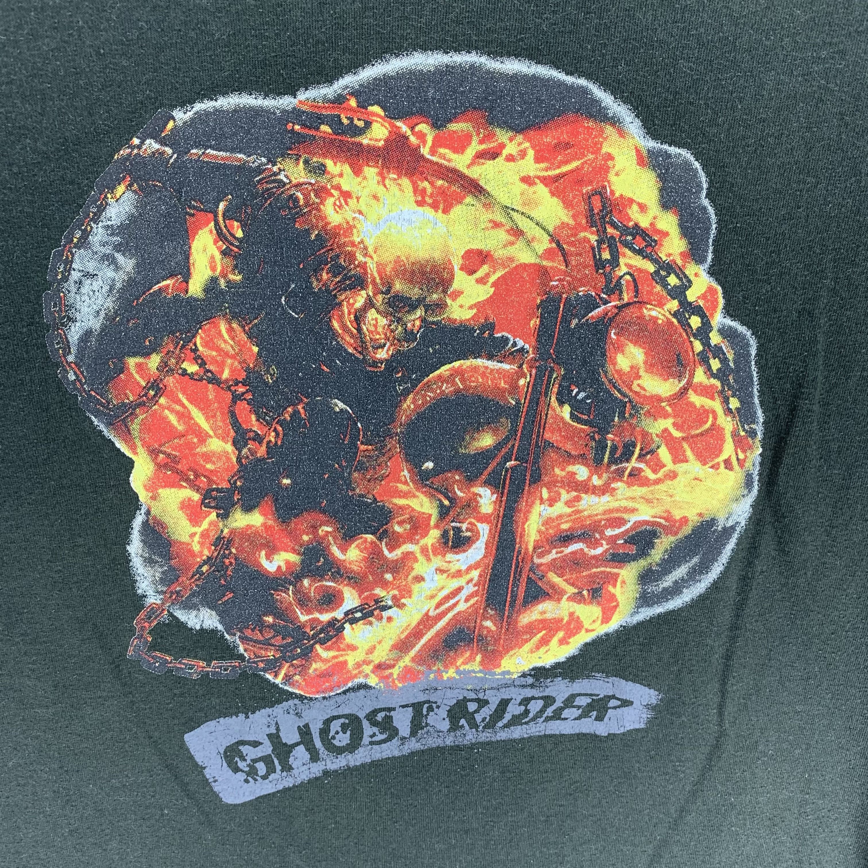 Marvel Comics Marvel Comics Ghost Rider Big Logo Tee #3198-51 Size US L / EU 52-54 / 3 - 3 Thumbnail