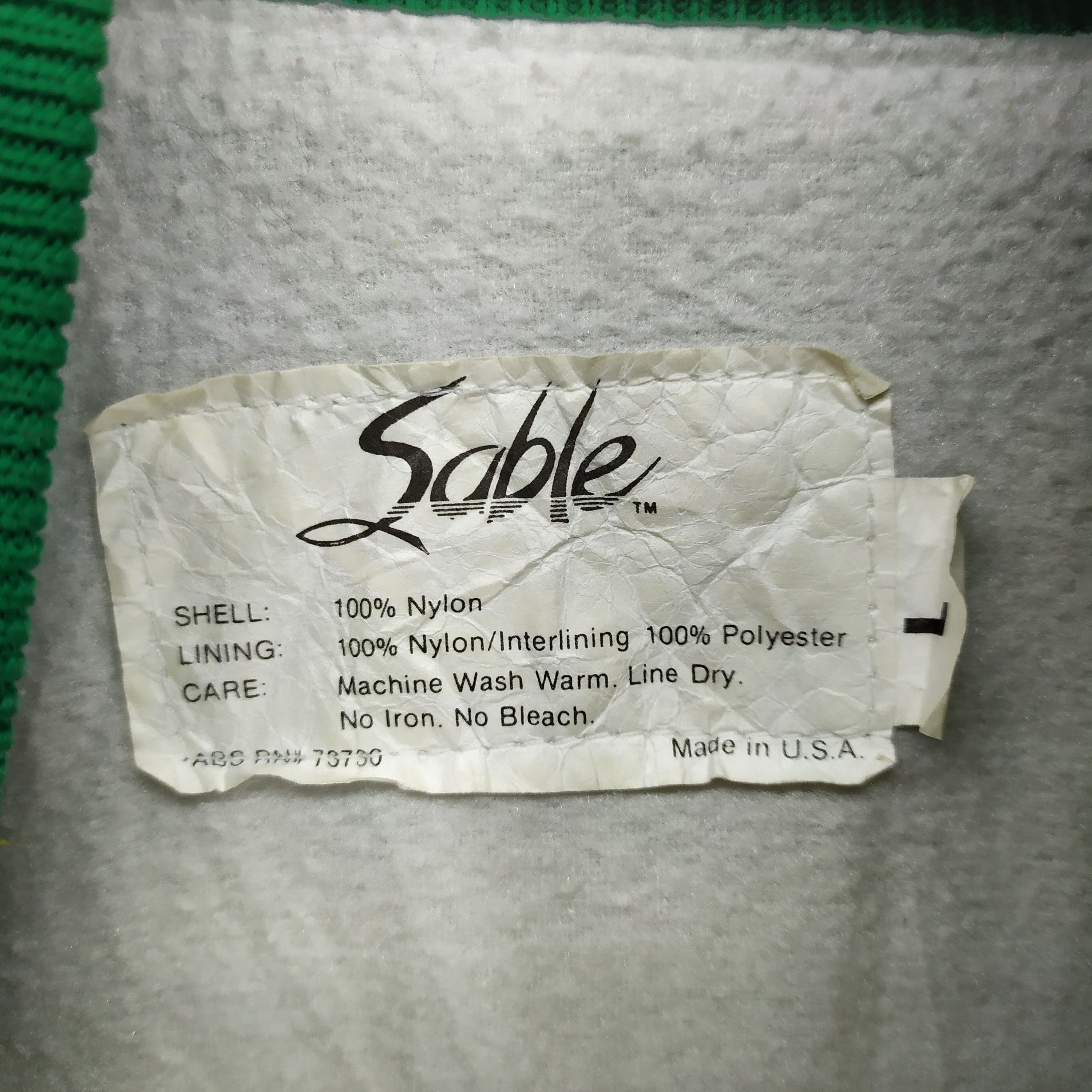 Stadium Goods Sable Peewees Embroidery Big Logo Coach Jacket #1241-51 Size US L / EU 52-54 / 3 - 10 Thumbnail