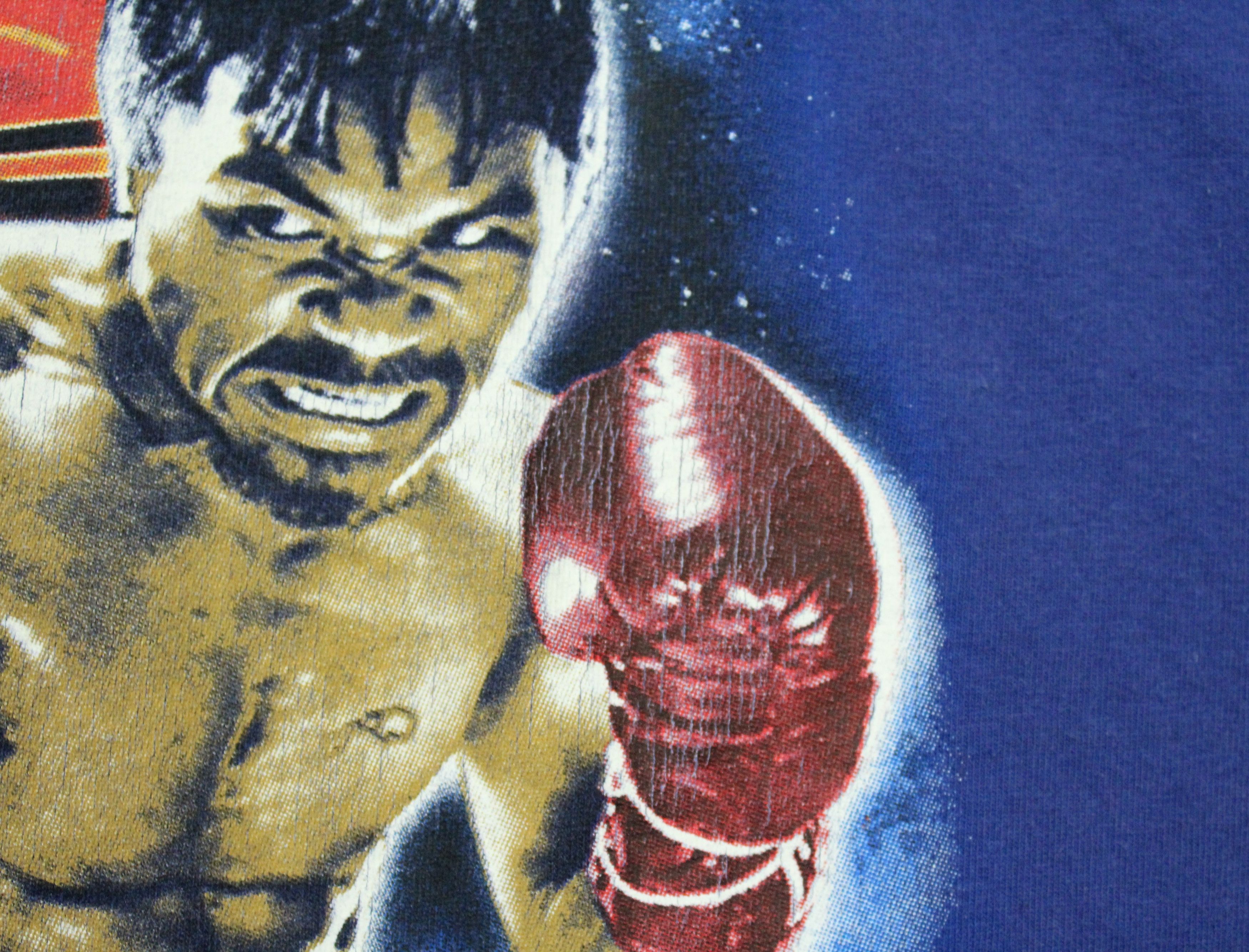 Vintage Vintage MANNY PACQUIAO T Shirt Boxer Mike Tyson Size US XL / EU 56 / 4 - 5 Thumbnail
