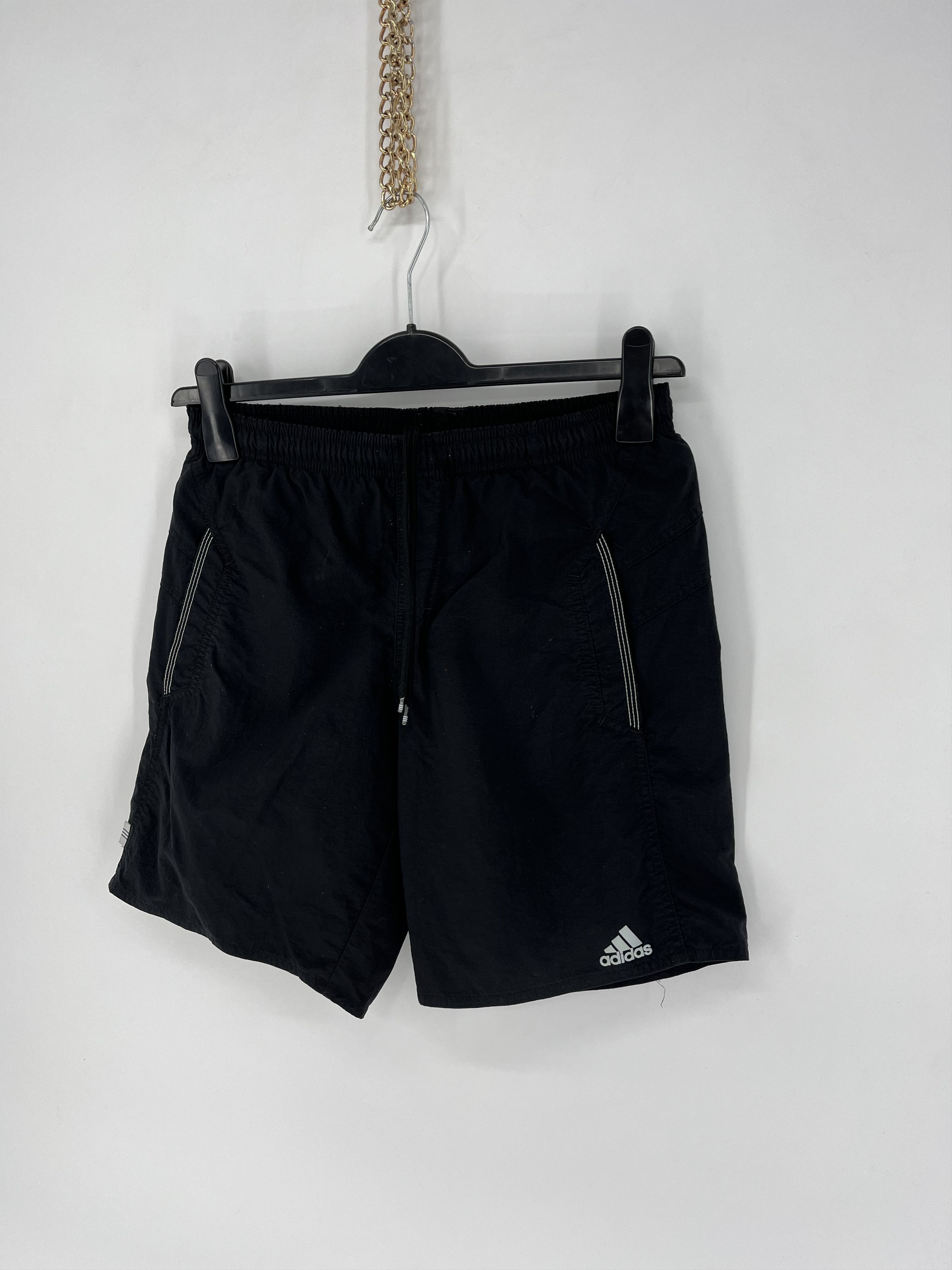 Adidas × Vintage Vintage Y2K Drill Adidas Stripes Logo Shorts Streetwear 90s Size US 30 / EU 46 - 3 Thumbnail