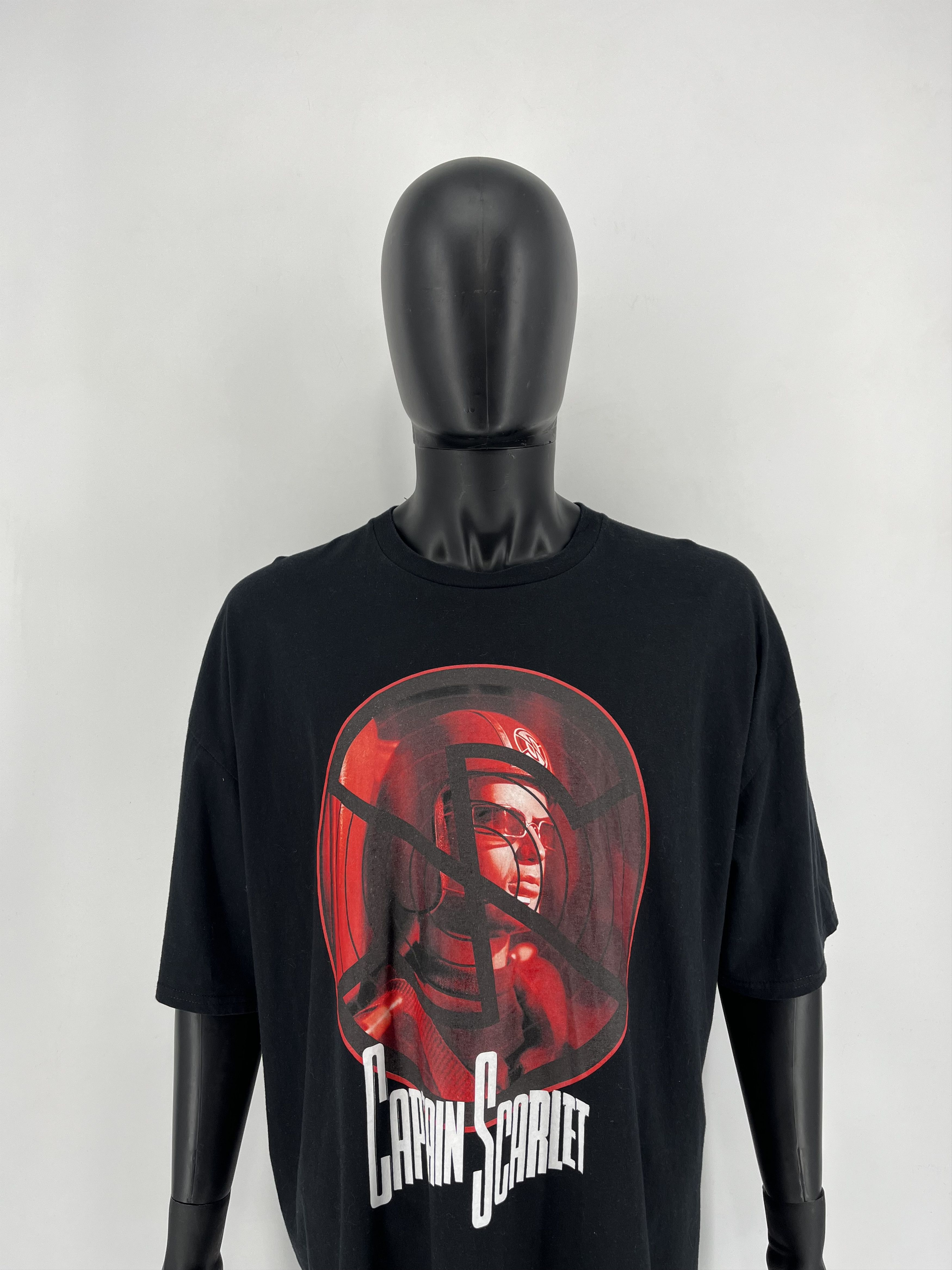 Cartoon Network Captain Scarlet Vintage Movie T-Shirt Rare Size XXXL Size US XXL / EU 58 / 5 - 1 Thumbnail