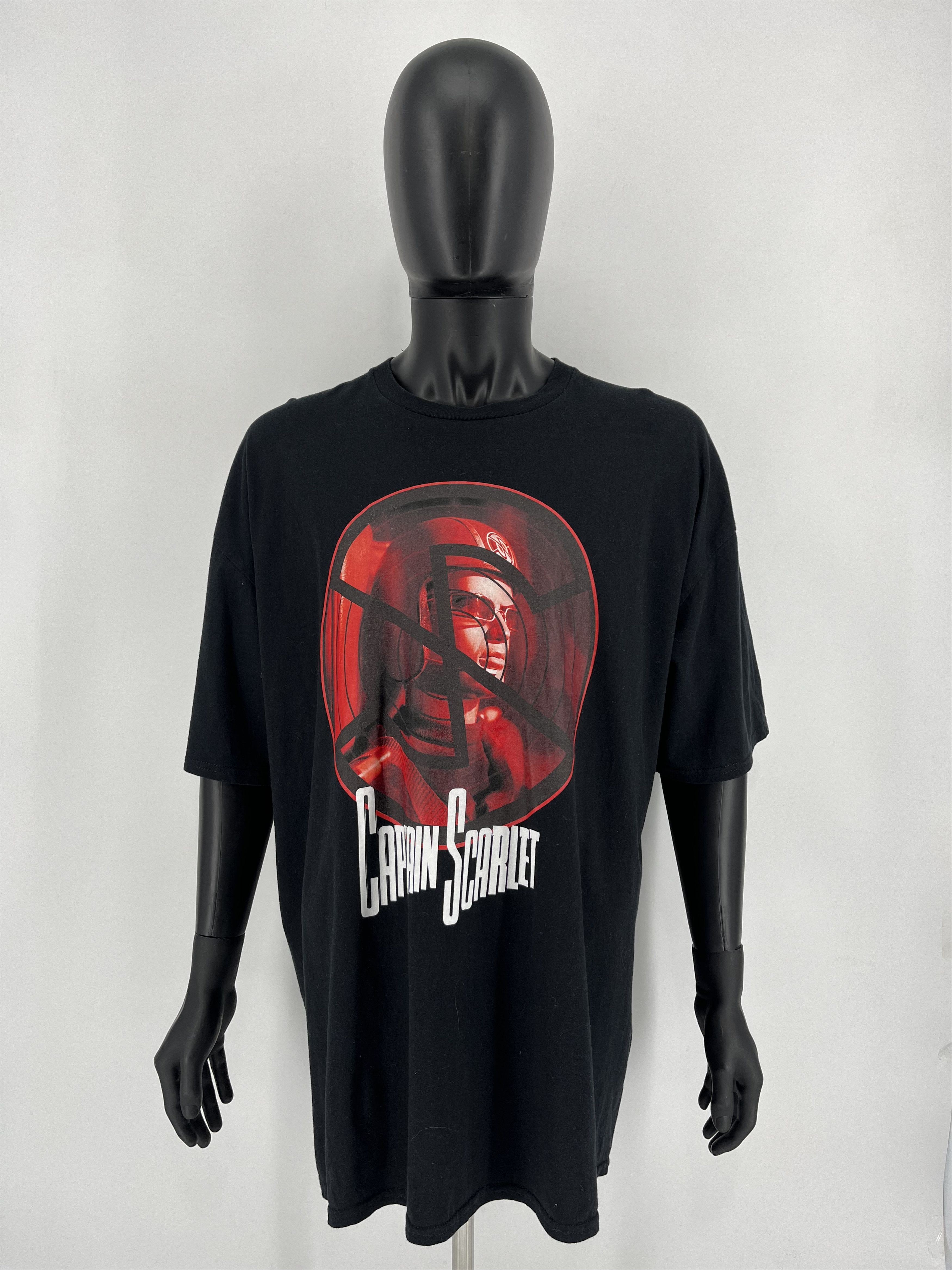 Cartoon Network Captain Scarlet Vintage Movie T-Shirt Rare Size XXXL Size US XXL / EU 58 / 5 - 2 Thumbnail