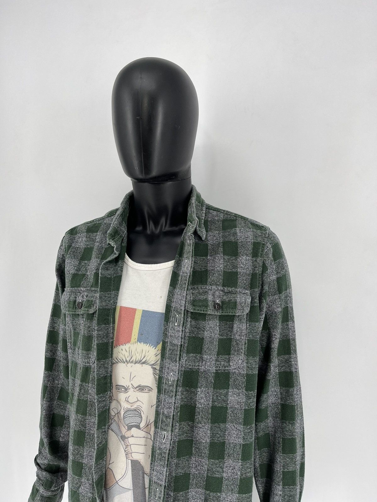 Flannel × Gap Vintage Y2K GAP Flannel Shirt Travis Scott Style Size US L / EU 52-54 / 3 - 4 Thumbnail