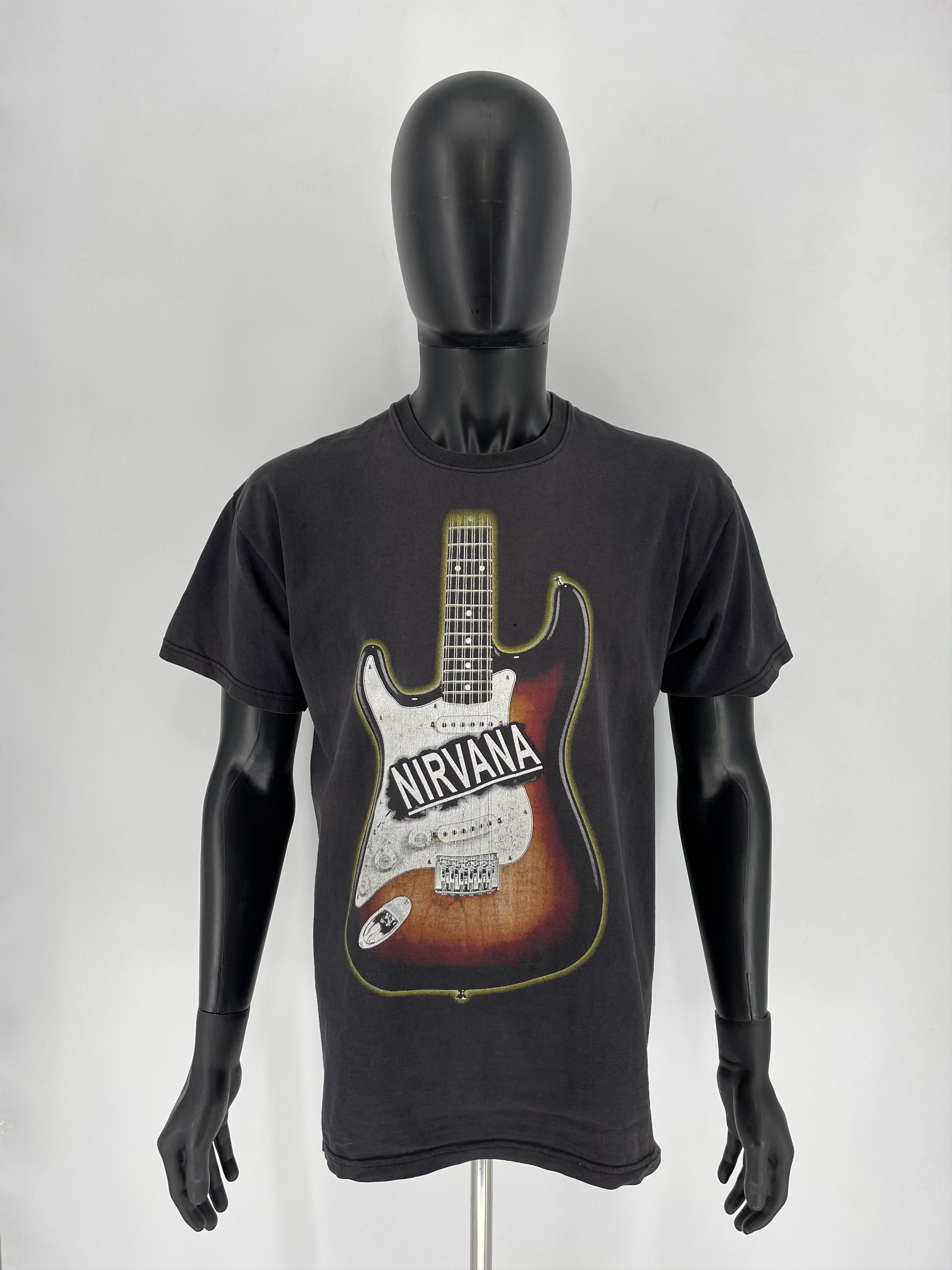 Nirvana × Vintage Vintage 90s NIRVANA KURT COBAIN Tee Shirt Travis Style Size US L / EU 52-54 / 3 - 2 Thumbnail