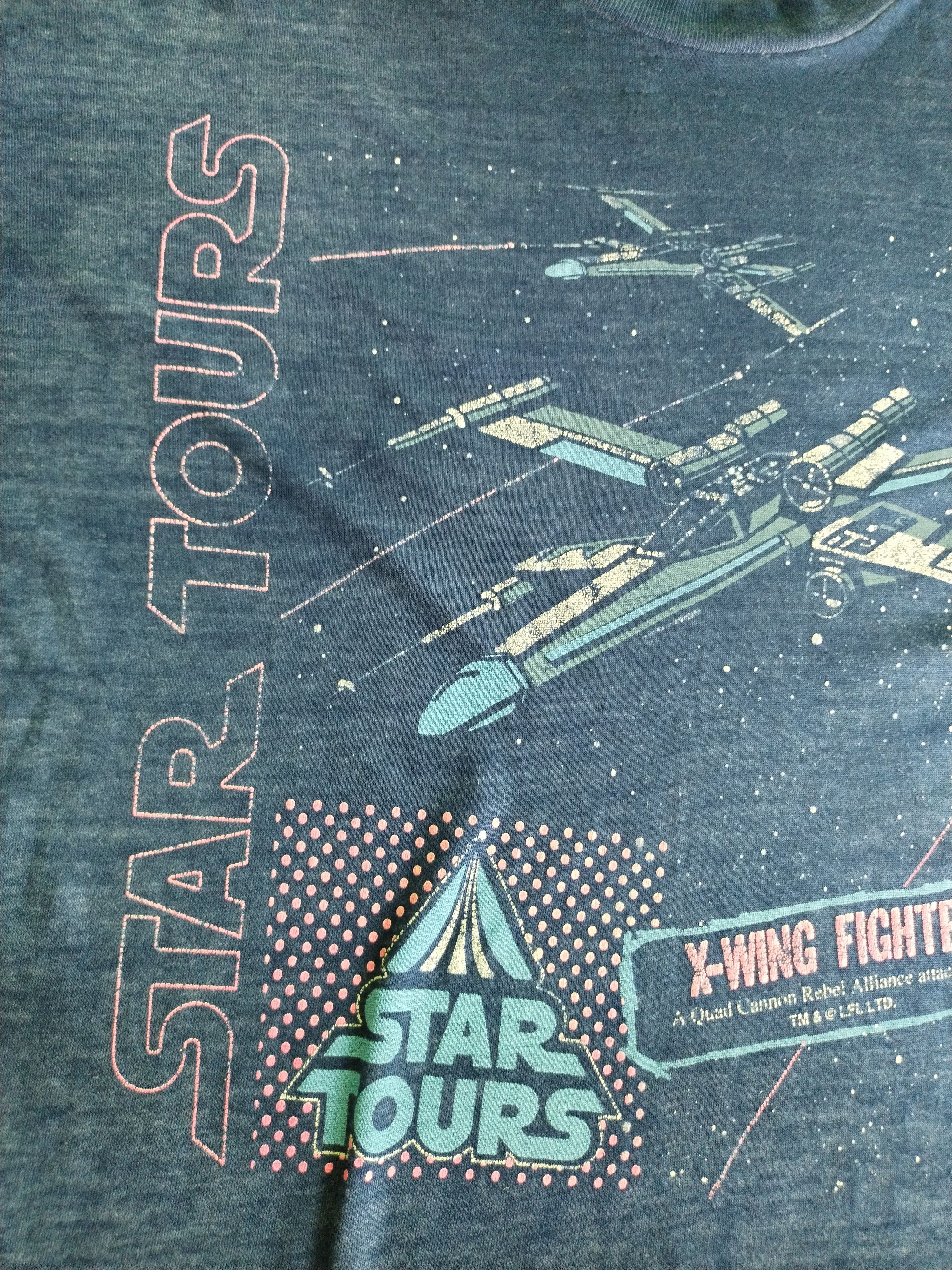 Star Wars × Vintage 🔥VINTAGE STAR TOUR METARIAL RAYON TEE Size US M / EU 48-50 / 2 - 2 Thumbnail