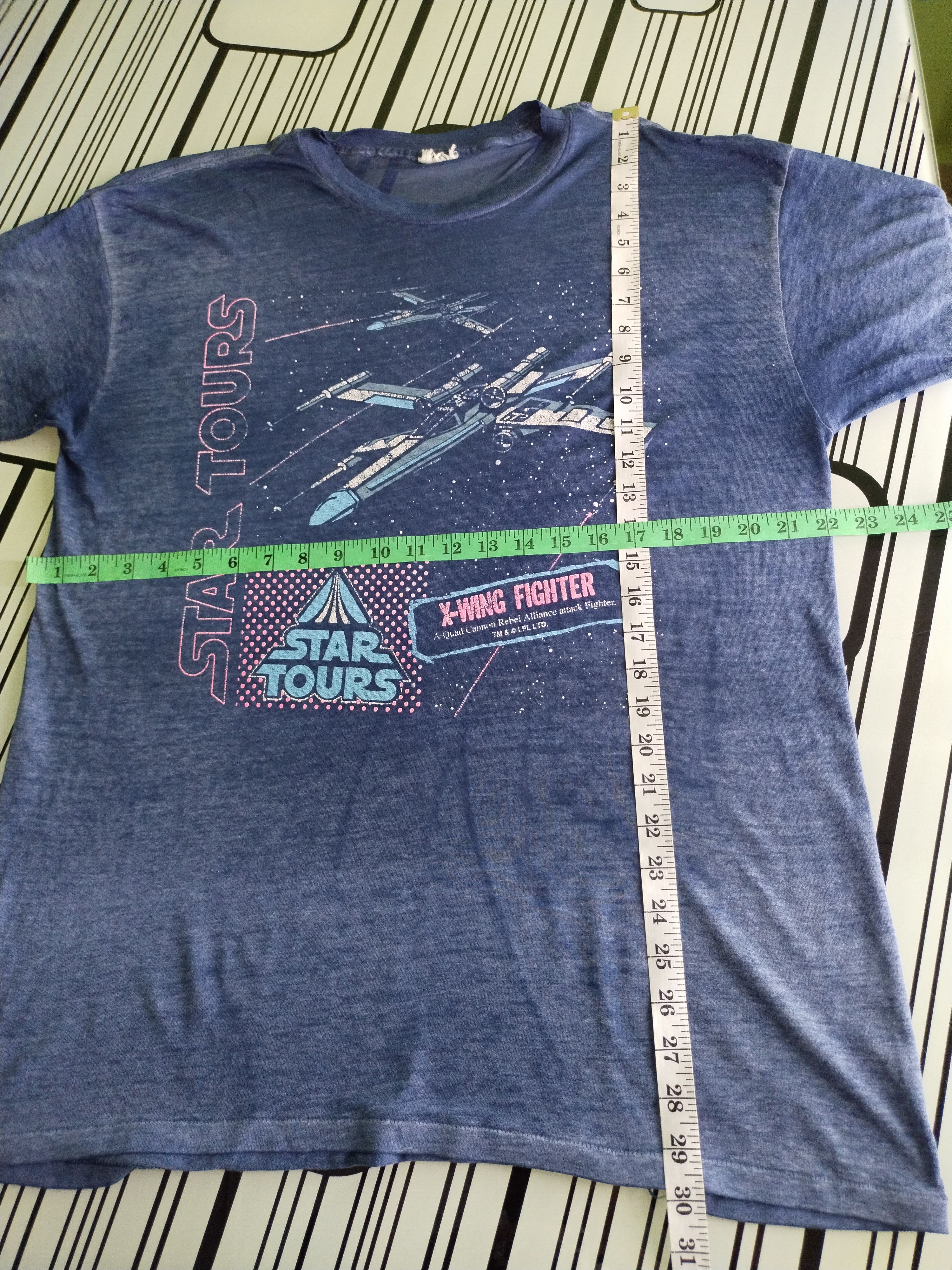 Star Wars × Vintage 🔥VINTAGE STAR TOUR METARIAL RAYON TEE Size US M / EU 48-50 / 2 - 10 Thumbnail