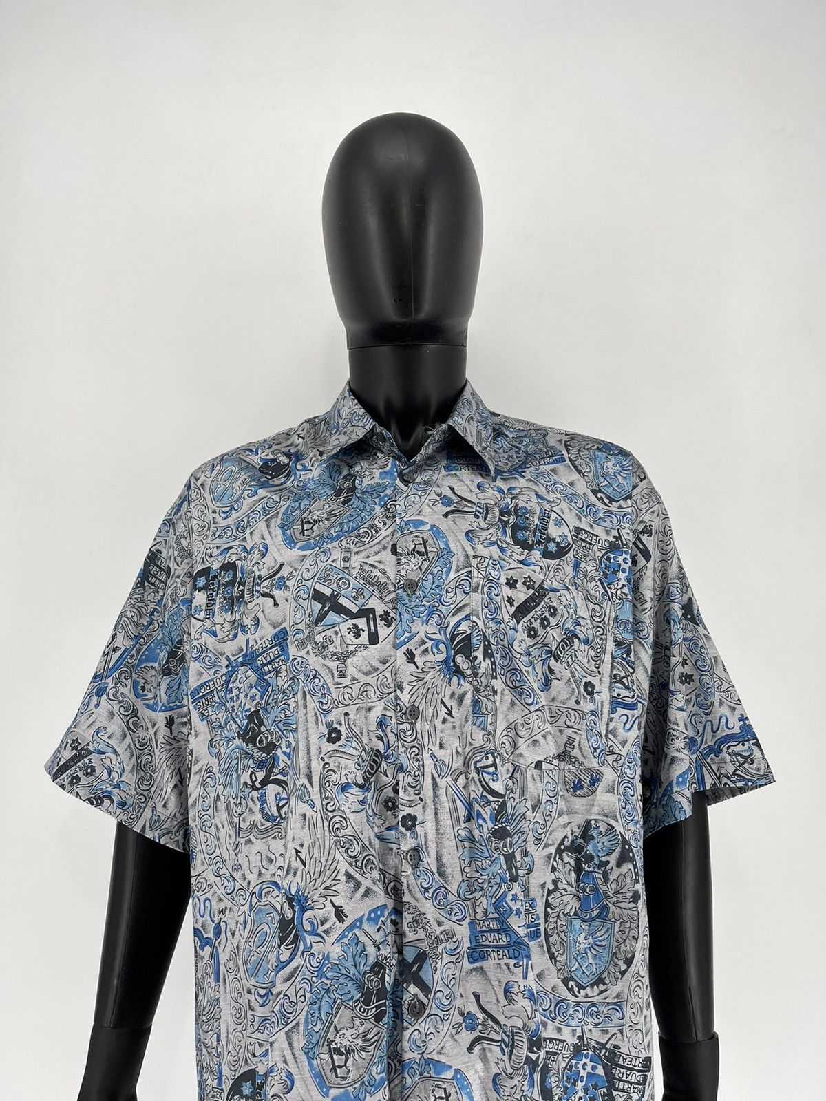 Other Vintage Y2K Crazy Shirts Hawaiian Silk Travis Scott style Size US XXL / EU 58 / 5 - 6 Thumbnail