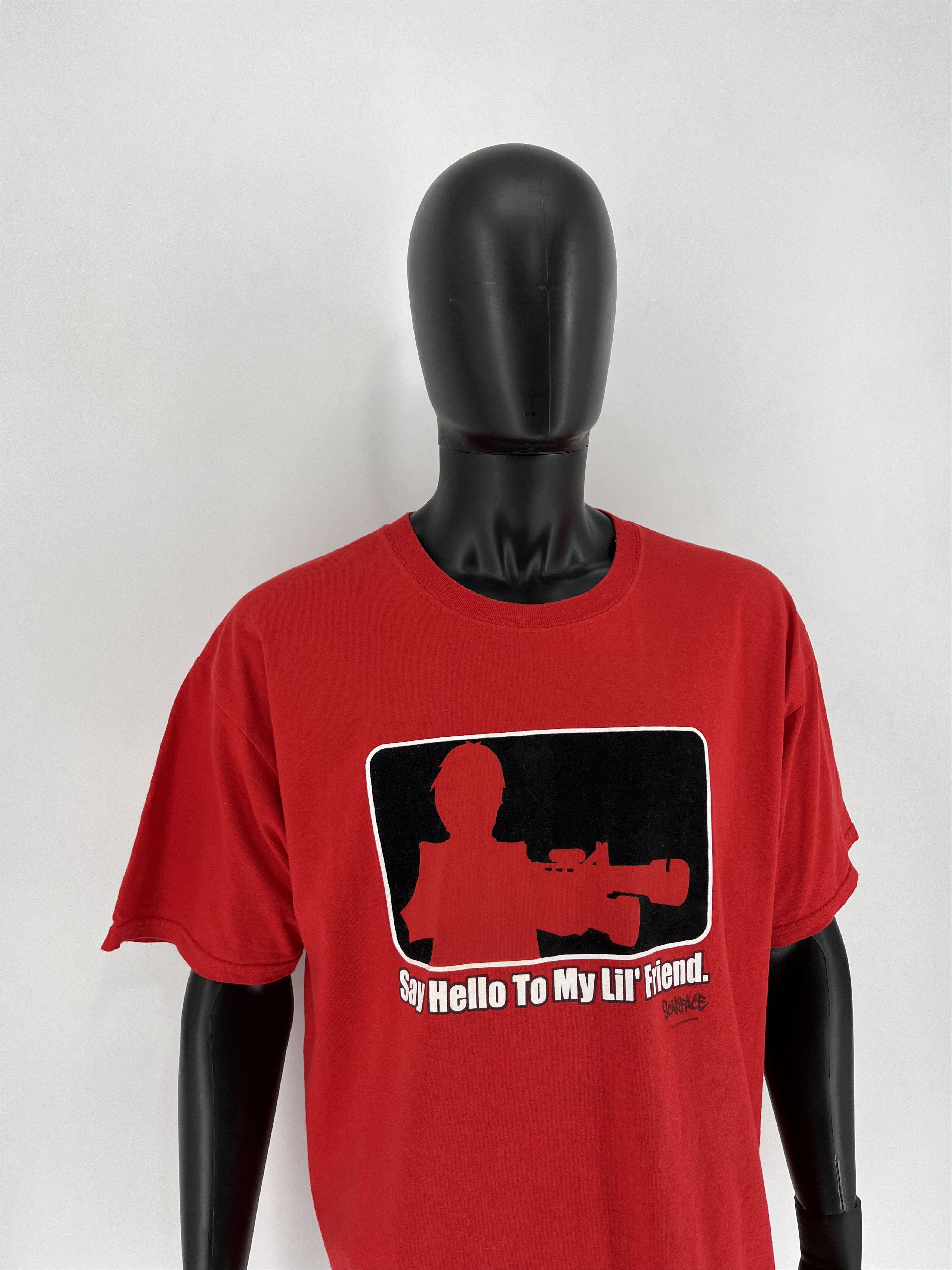 Band Tees × Vintage Vintage 90s Scarface Say Hello To My Lil’ Friend Streetwear Size US XL / EU 56 / 4 - 3 Thumbnail