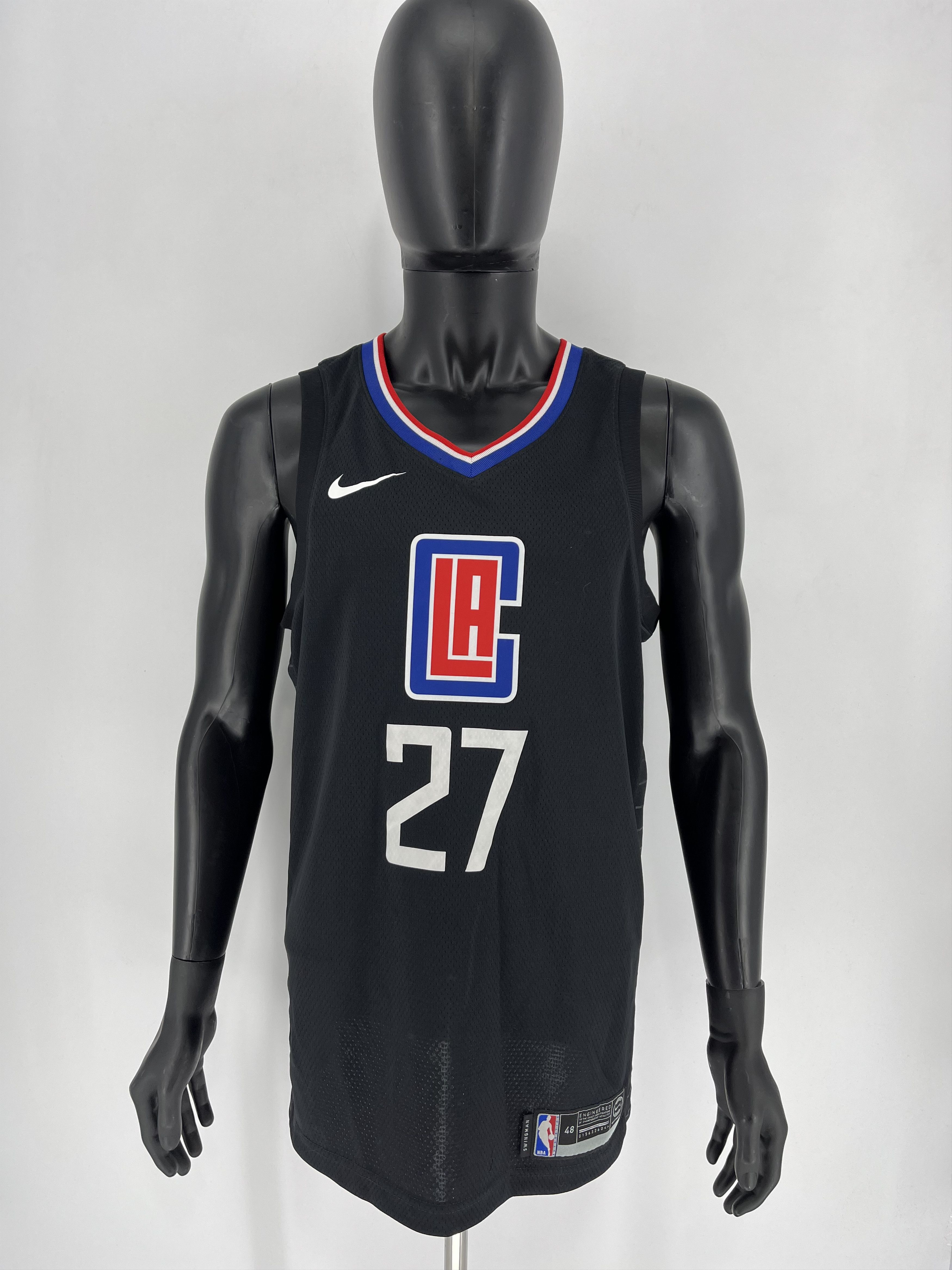 NBA Nike NBA Los Angeles Clippers №27 Tudor Black Size US L / EU 52-54 / 3 - 2 Thumbnail