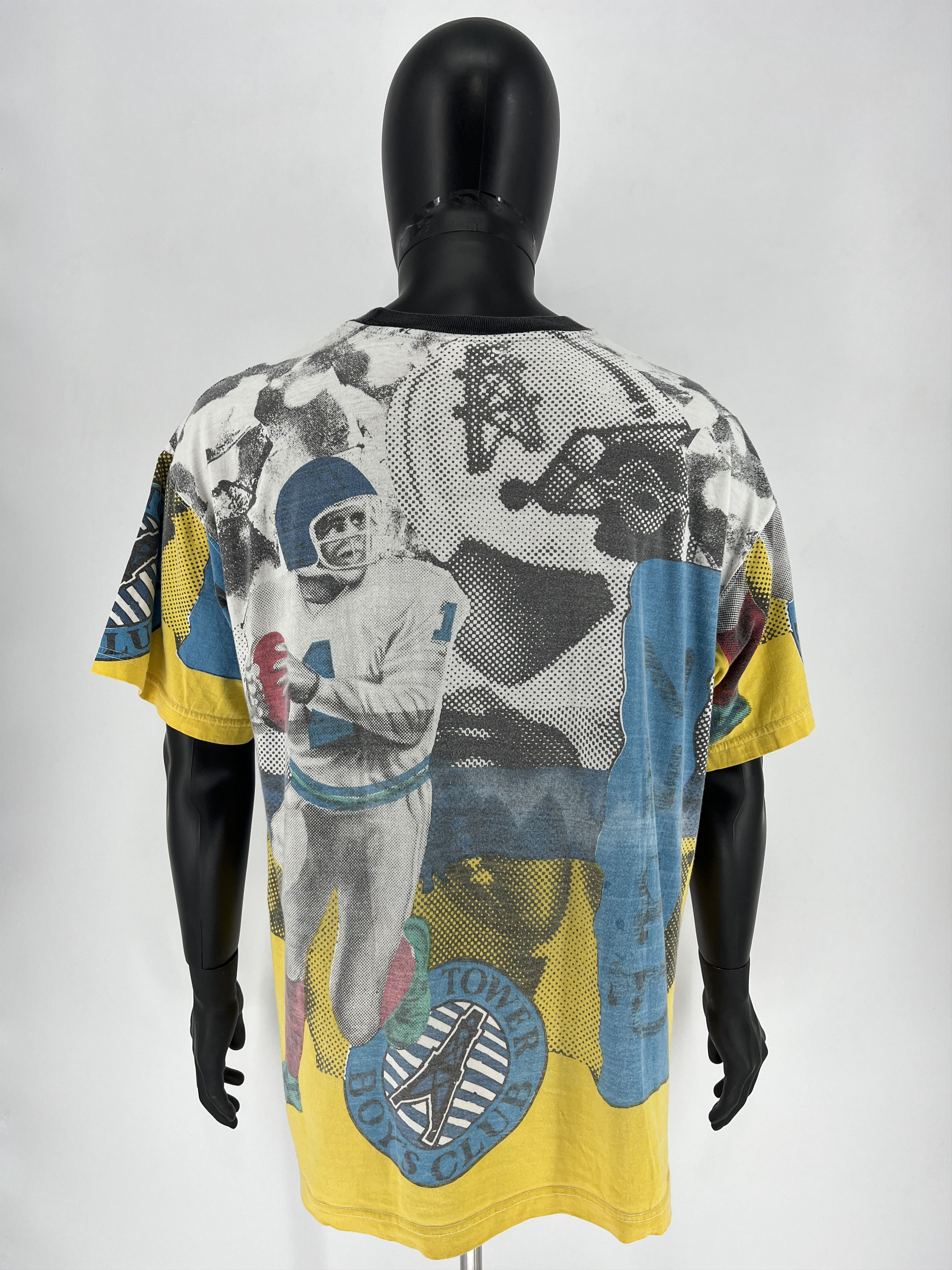 NFL Vintage 90s NFL American Football Tower Boys fullprint tees Size US XL / EU 56 / 4 - 13 Thumbnail