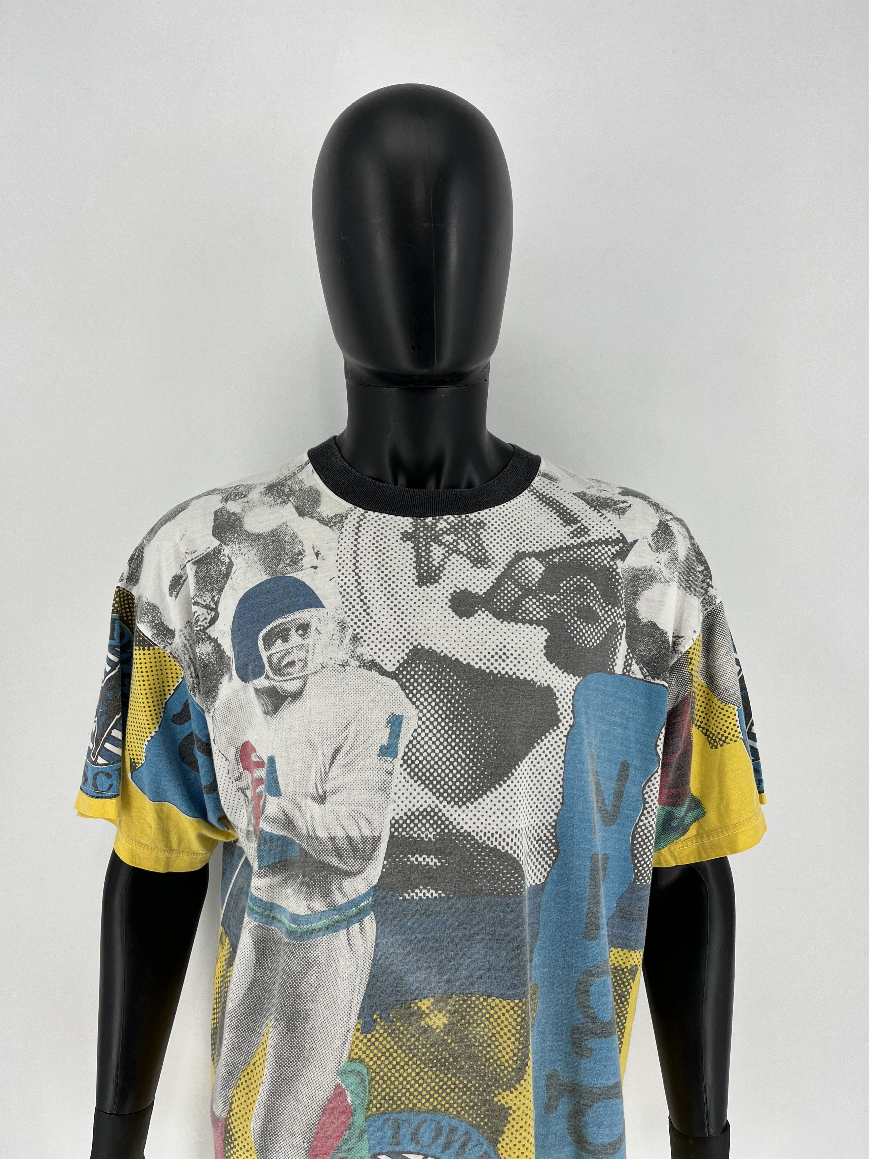 NFL Vintage 90s NFL American Football Tower Boys fullprint tees Size US XL / EU 56 / 4 - 2 Thumbnail