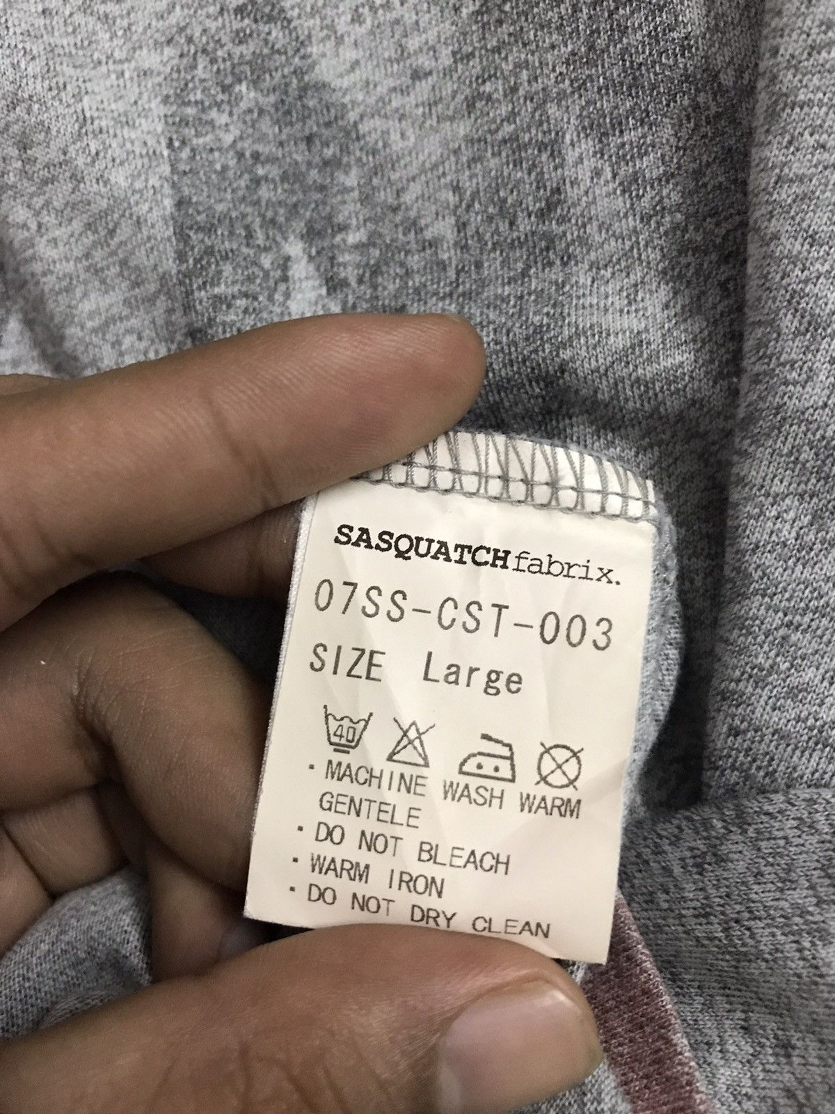 Sasquatchfabrix SASQUATCHfabrix x ARMY tee Size US L / EU 52-54 / 3 - 7 Thumbnail