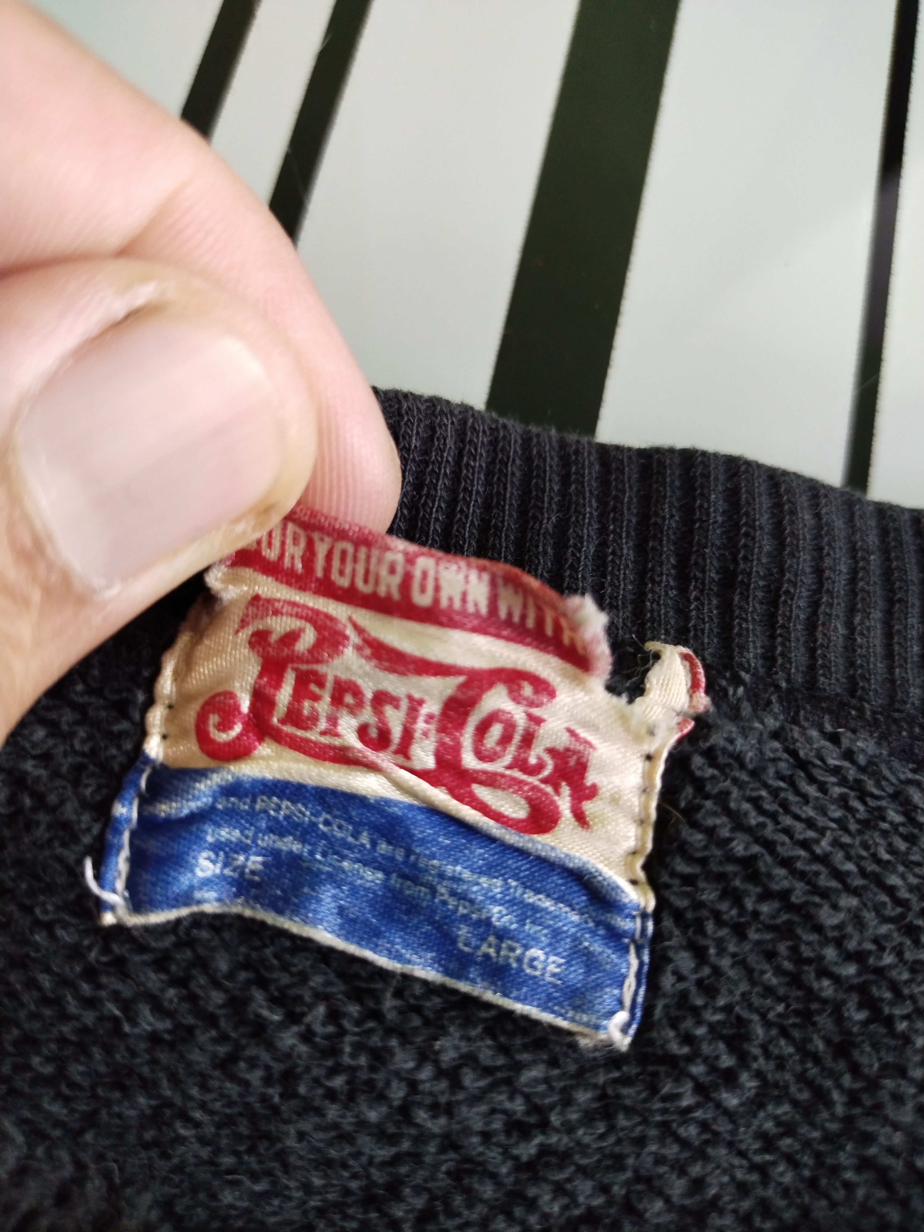 Pepsi VINTAGE PEPSI-COLA SWEATSHIRT Size US L / EU 52-54 / 3 - 10 Thumbnail