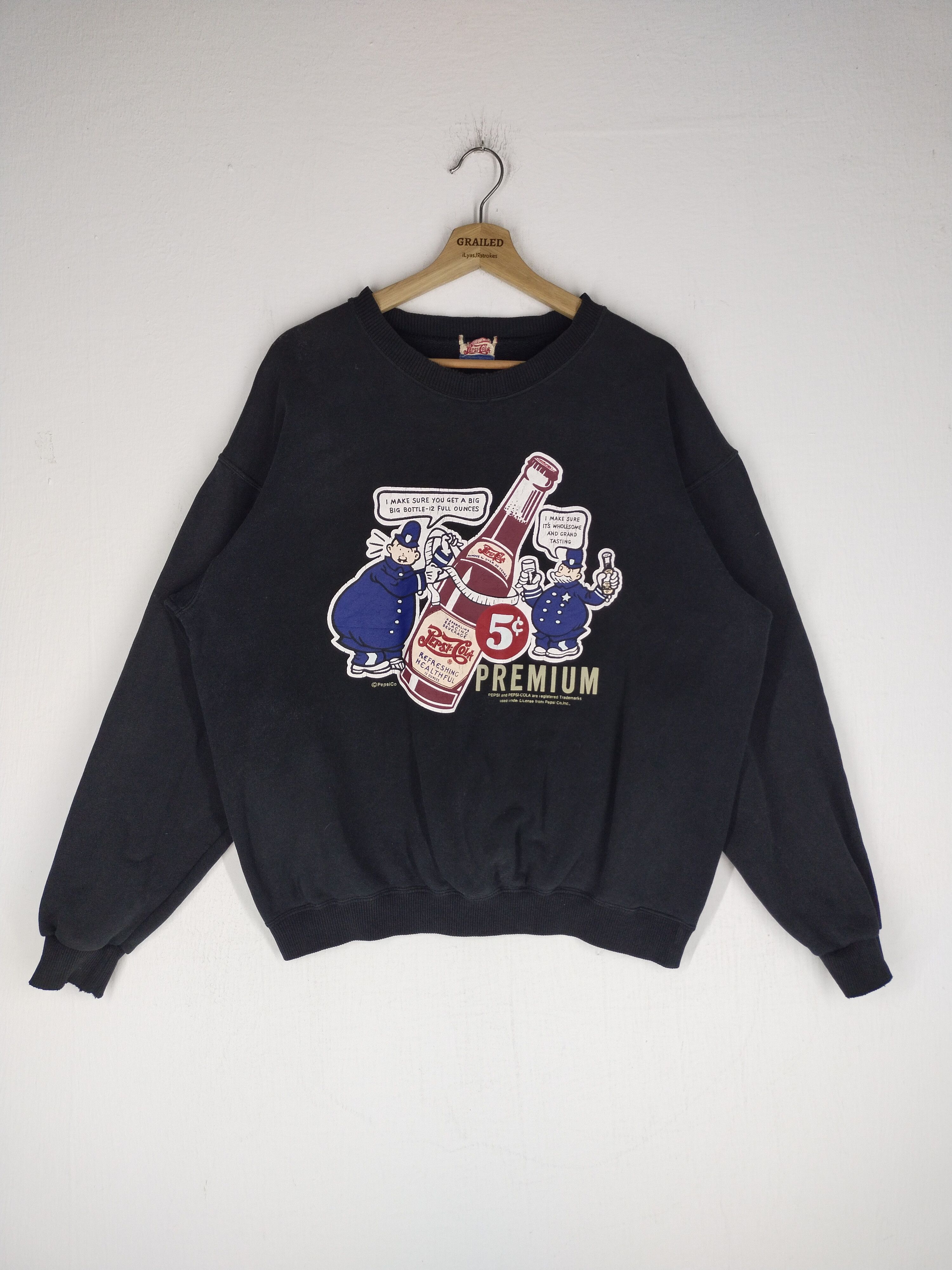 Pepsi VINTAGE PEPSI-COLA SWEATSHIRT Size US L / EU 52-54 / 3 - 1 Thumbnail