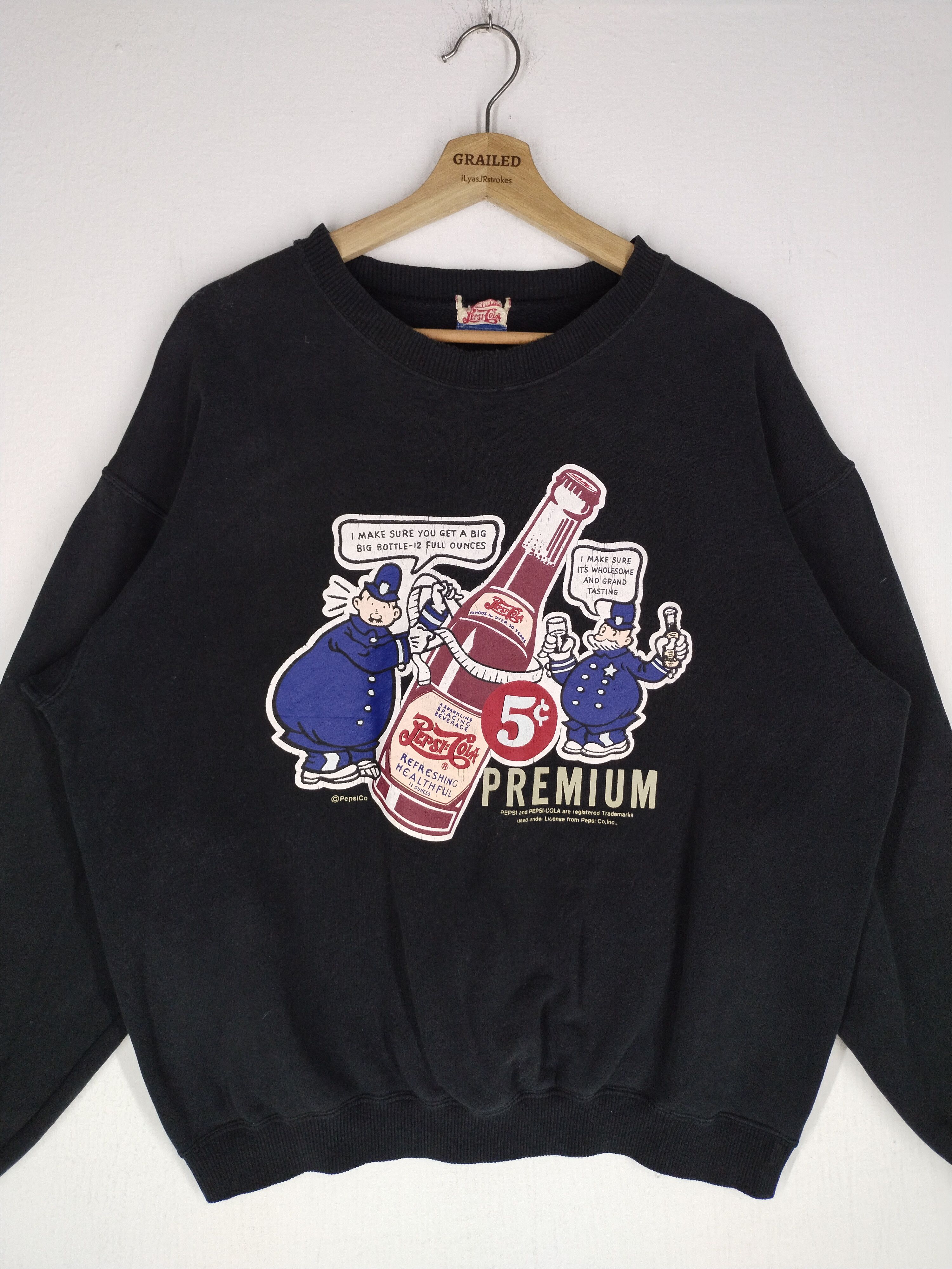 Pepsi VINTAGE PEPSI-COLA SWEATSHIRT Size US L / EU 52-54 / 3 - 8 Thumbnail