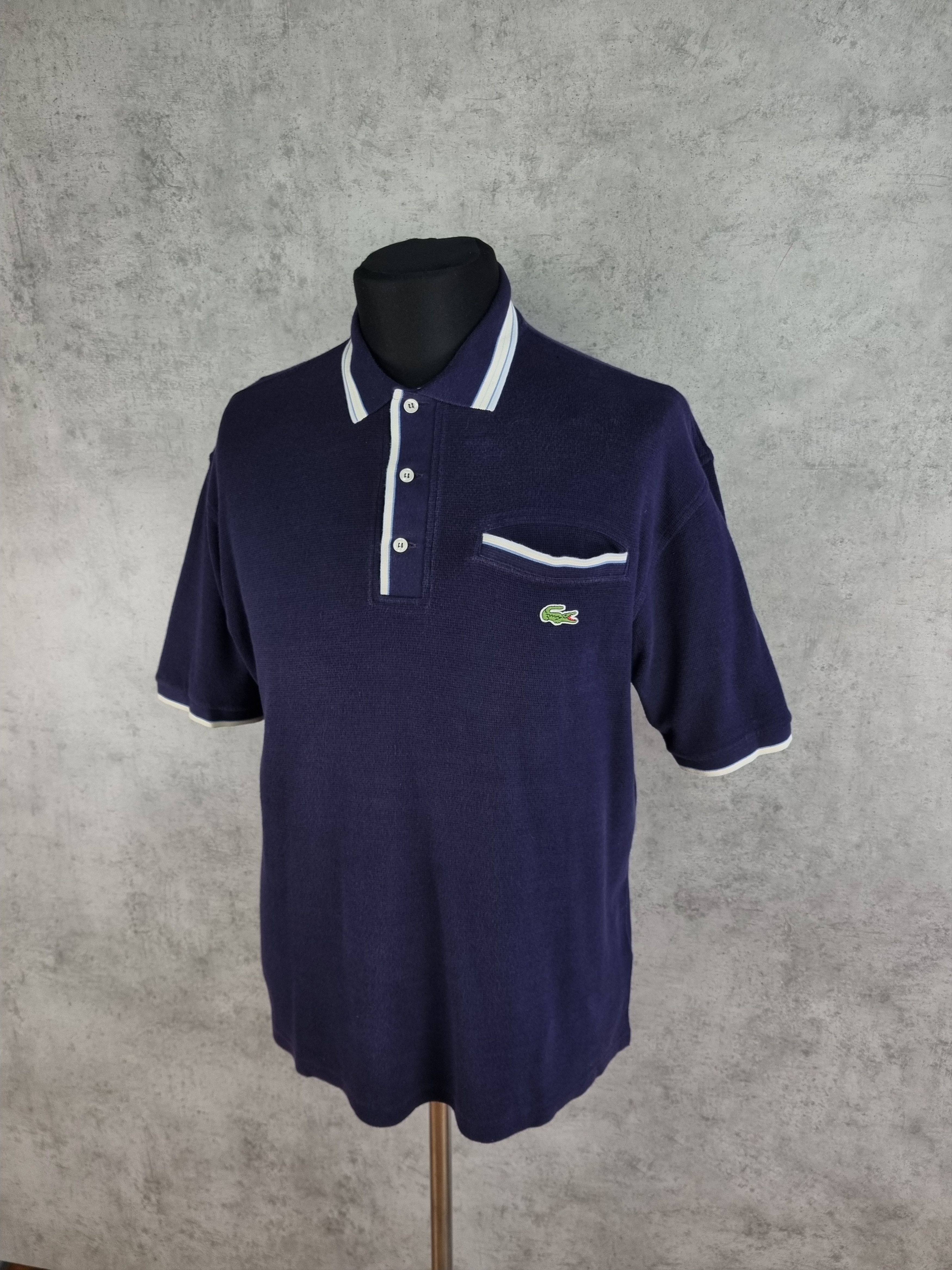 Lacoste × Vintage 90s LACOSTE Embroidery Pocket Polo Tee Shirt GOLF WANG Size US L / EU 52-54 / 3 - 2 Thumbnail