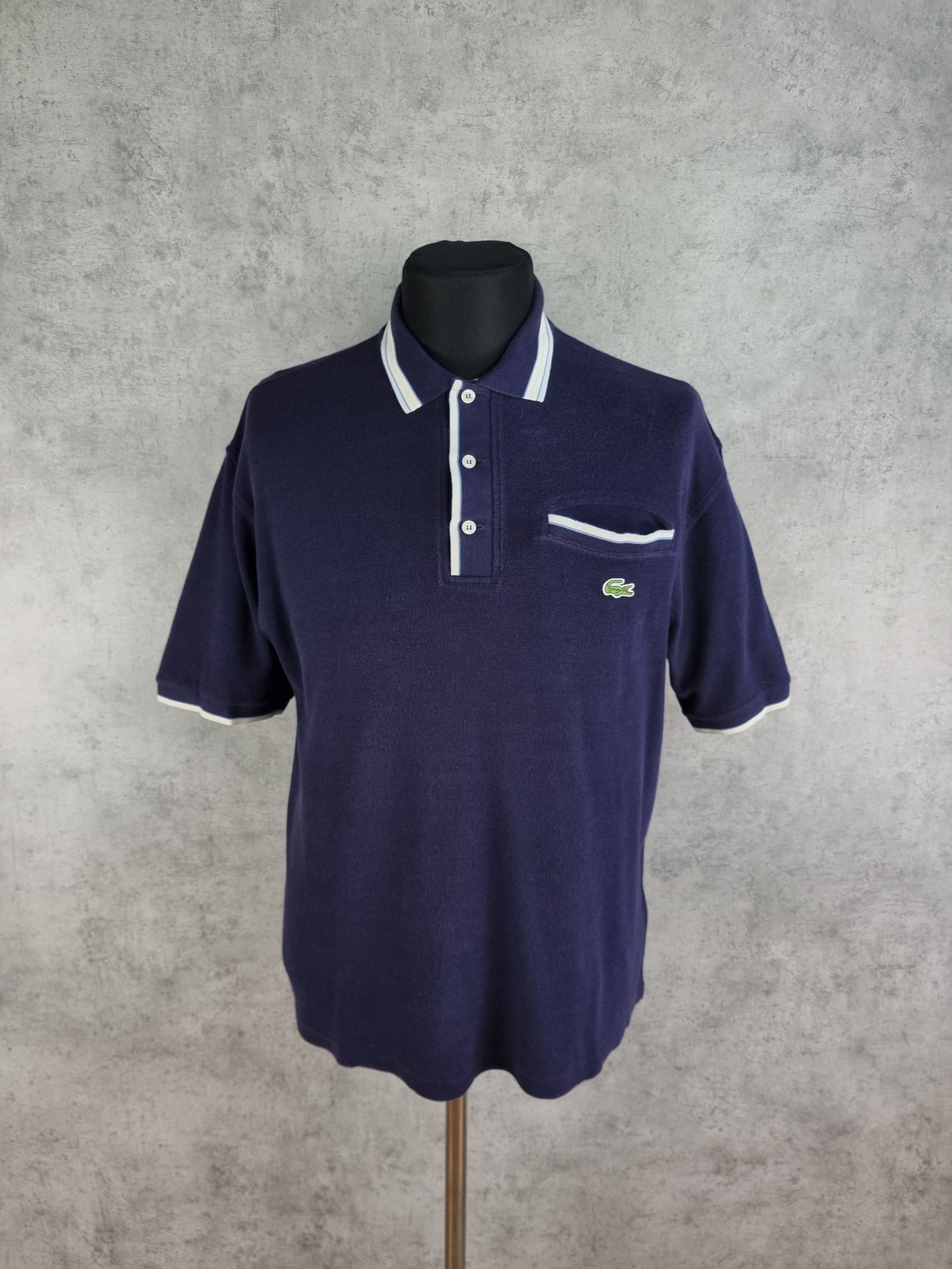 Lacoste × Vintage 90s LACOSTE Embroidery Pocket Polo Tee Shirt GOLF WANG Size US L / EU 52-54 / 3 - 10 Thumbnail
