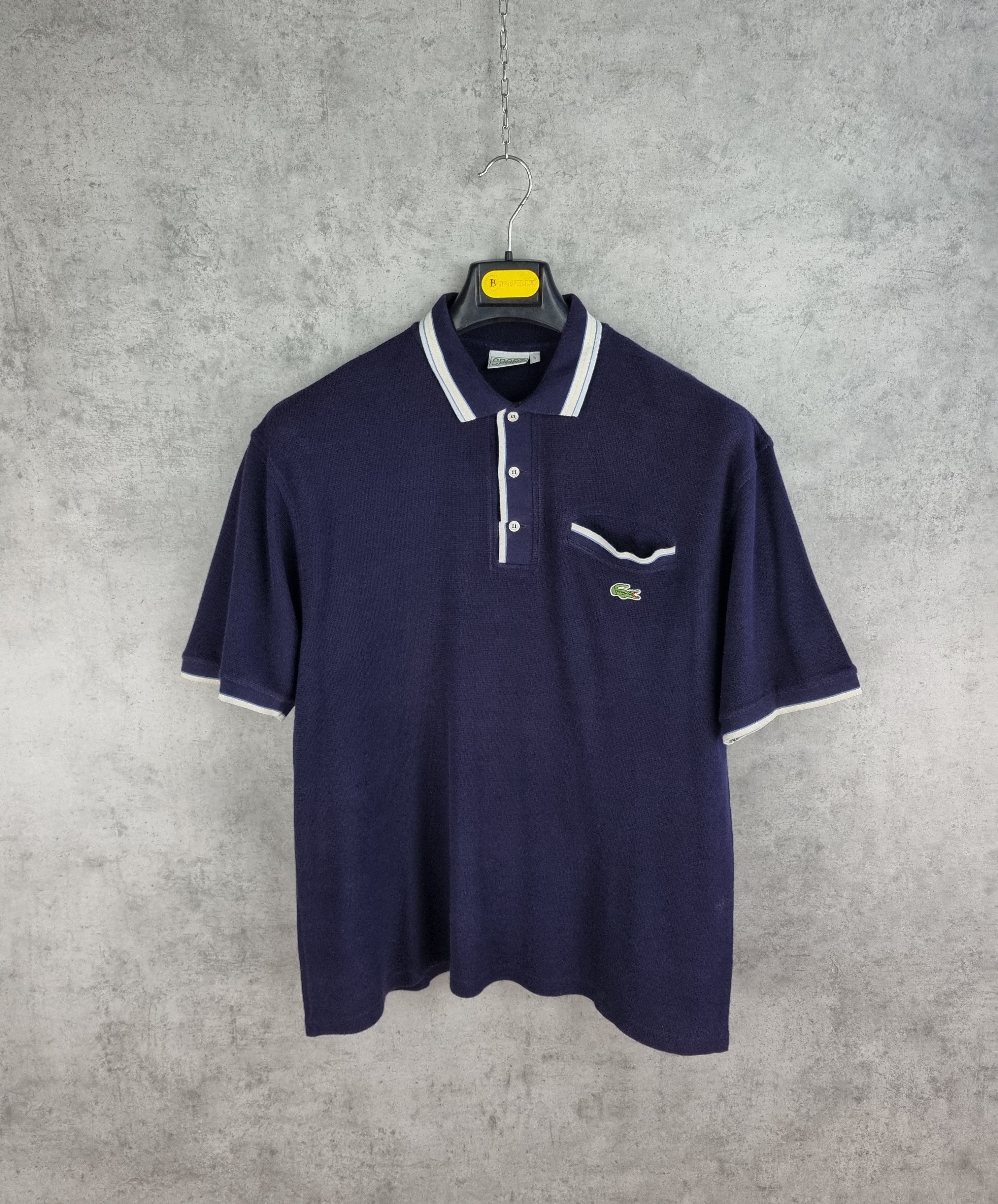 Lacoste × Vintage 90s LACOSTE Embroidery Pocket Polo Tee Shirt GOLF WANG Size US L / EU 52-54 / 3 - 6 Thumbnail