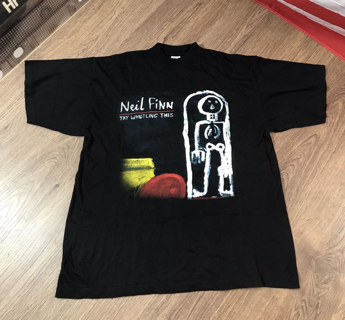 Rare vintage Neil Finn T-Shirt 1990s
