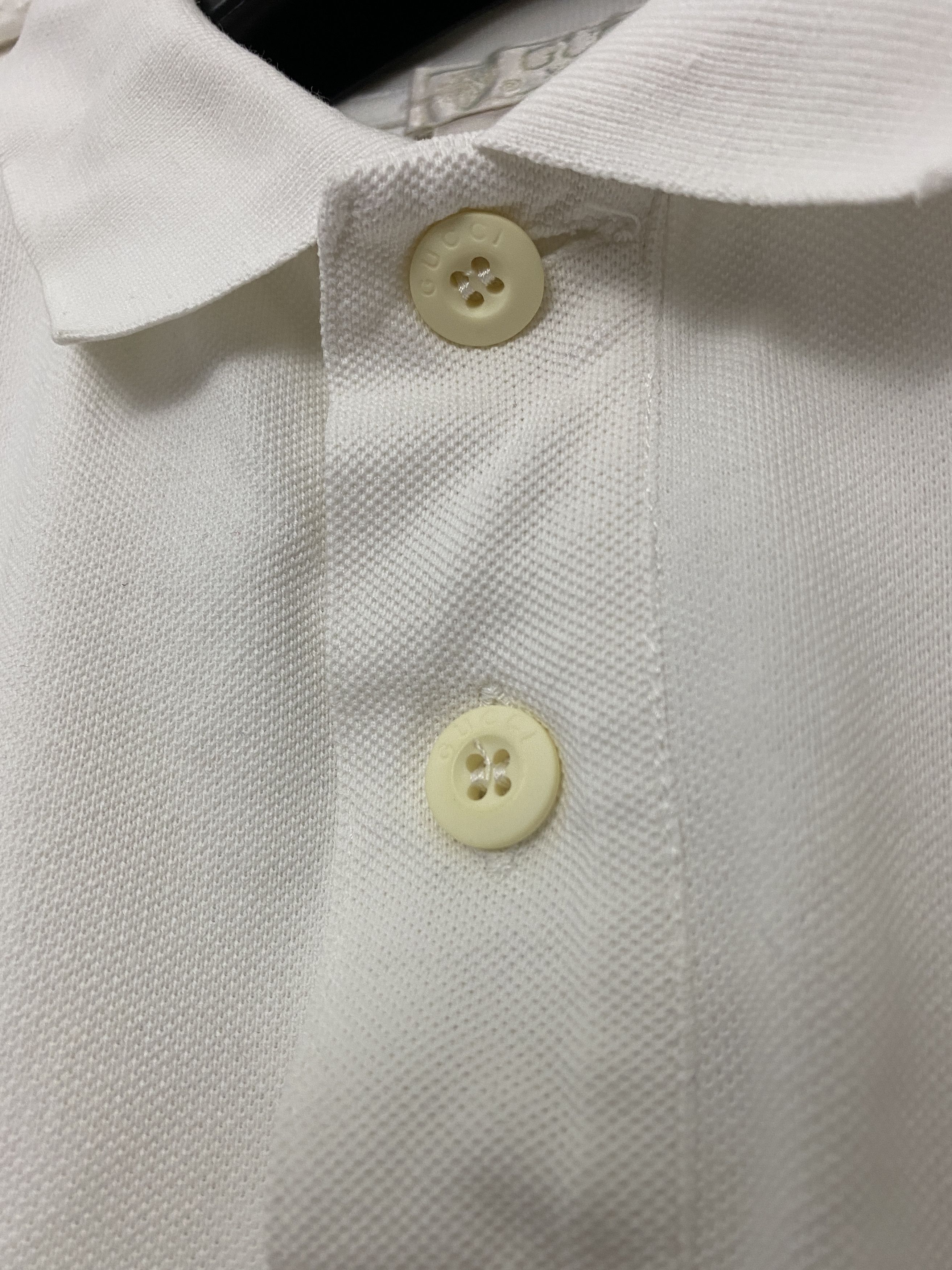 Gucci Retro 90s Men's Gucci Polo Shirt Small Logo Size XL White Size US XL / EU 56 / 4 - 5 Thumbnail