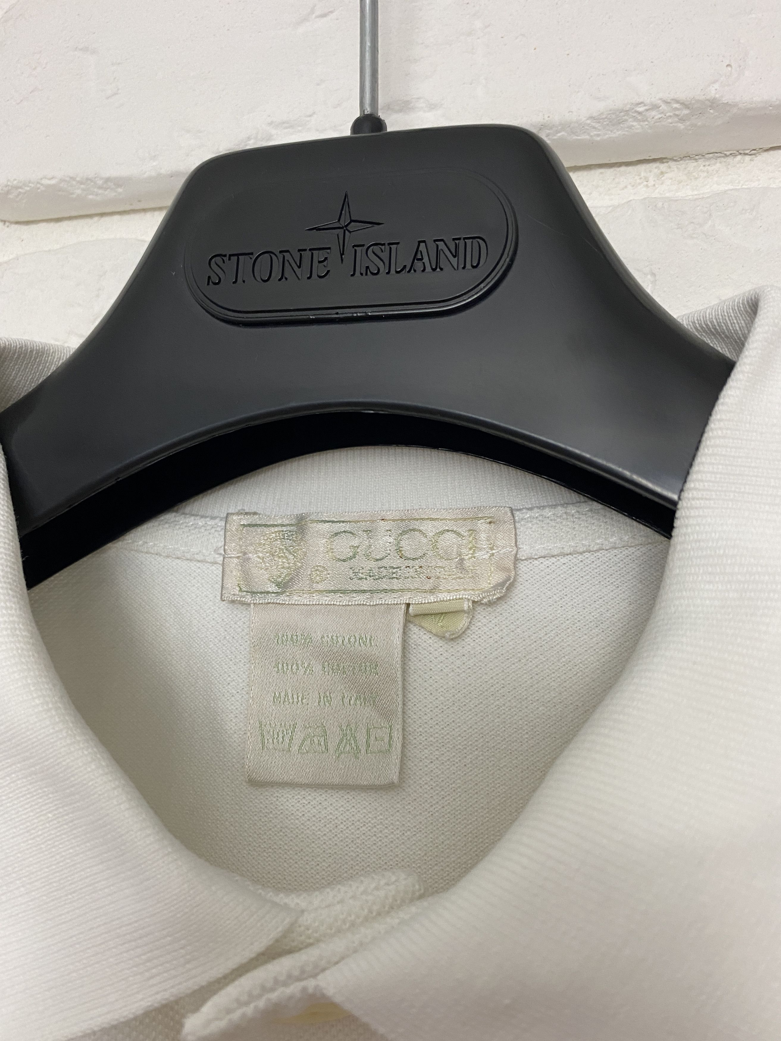 Gucci Retro 90s Men's Gucci Polo Shirt Small Logo Size XL White Size US XL / EU 56 / 4 - 6 Thumbnail