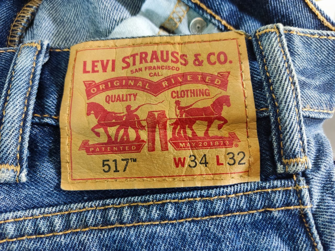 Levi's levis 517 bootcut flare distressed denim Size US 36 / EU 52 - 3 Thumbnail
