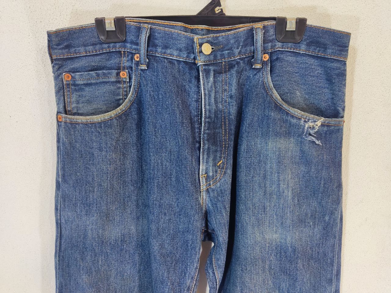 Levi's levis 517 bootcut flare distressed denim Size US 36 / EU 52 - 9 Thumbnail