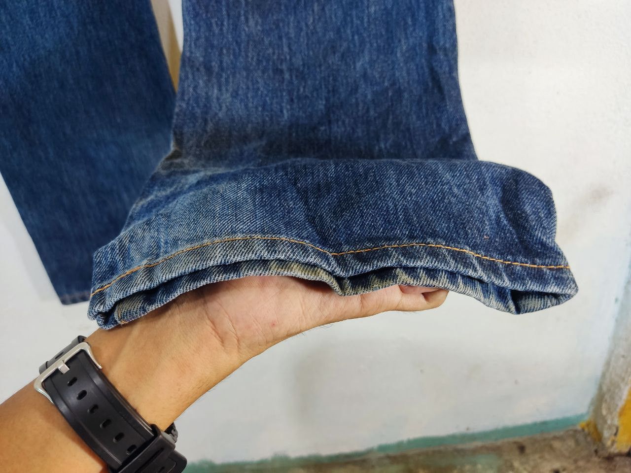 Levi's levis 517 bootcut flare distressed denim Size US 36 / EU 52 - 12 Thumbnail