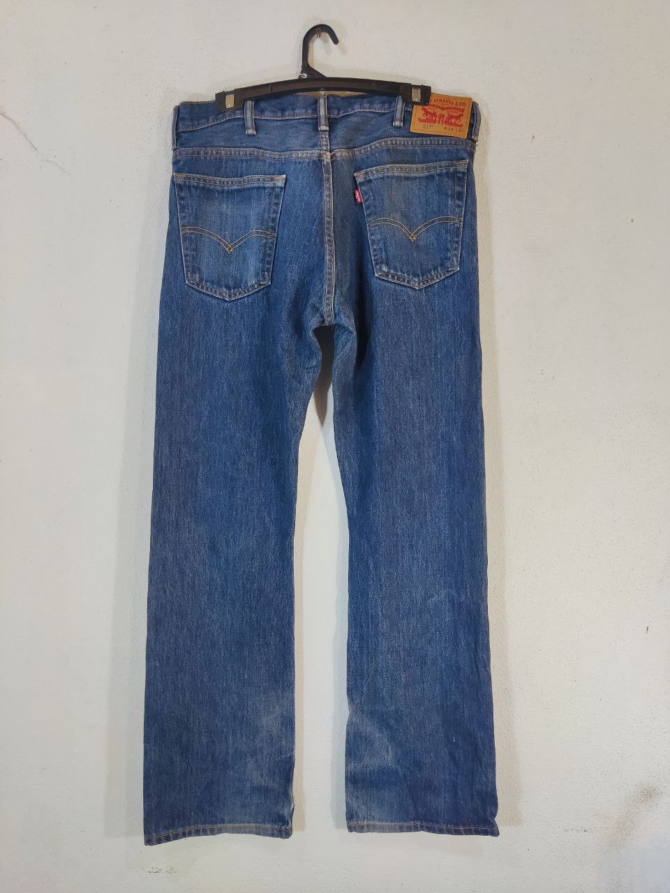 image of Levis 517 Bootcut Flare Distressed Denim, Men's (Size 36)