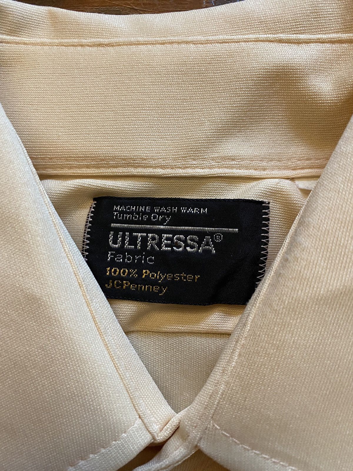 Retrofit Vintage 70’s Ultressa Peach Polyester Long Sleeve Button Up Size US M / EU 48-50 / 2 - 3 Thumbnail