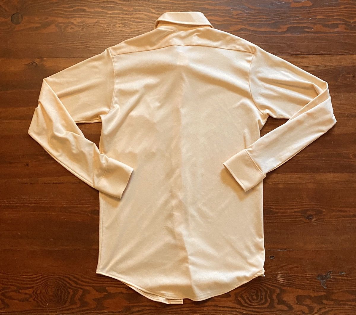Retrofit Vintage 70’s Ultressa Peach Polyester Long Sleeve Button Up Size US M / EU 48-50 / 2 - 7 Thumbnail