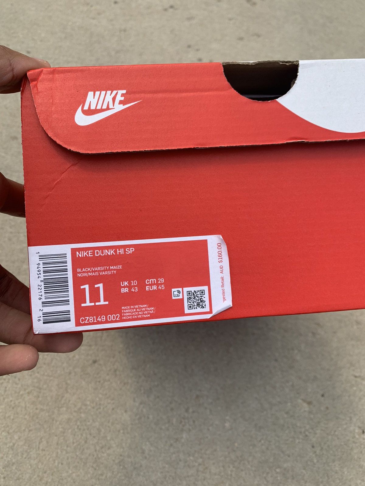 Nike Nike Dunk High Varsity Maize Size US 11 / EU 44 - 7 Thumbnail