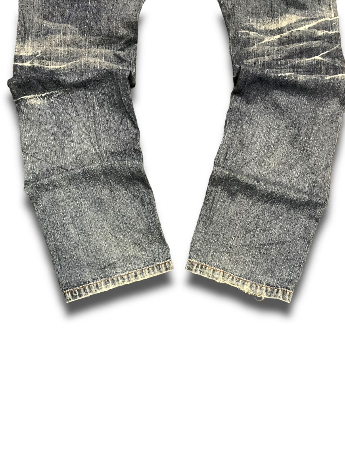 Japanese Brand Vintage 90s Distressed Kaihara Jeans Size US 33 - 9 Thumbnail