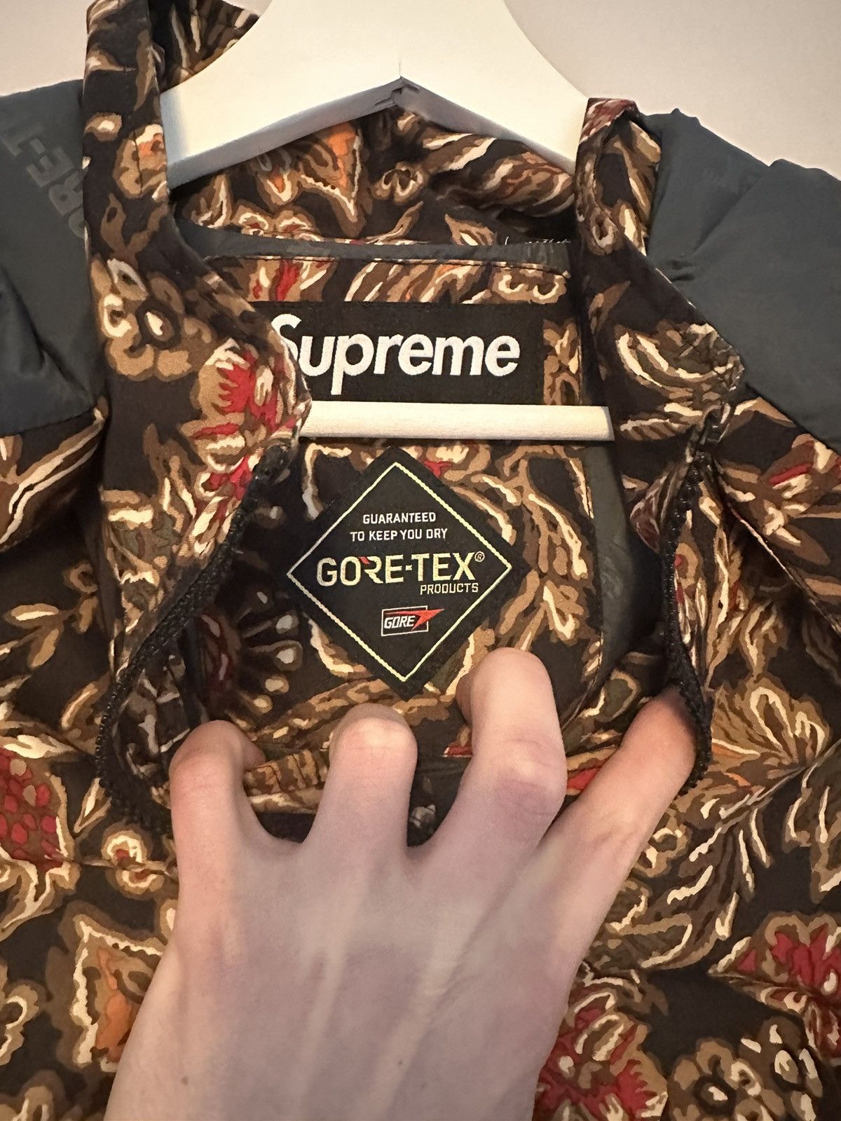 Supreme Supreme Gore Tex Floral Court Jacket 100% Authentic | Grailed