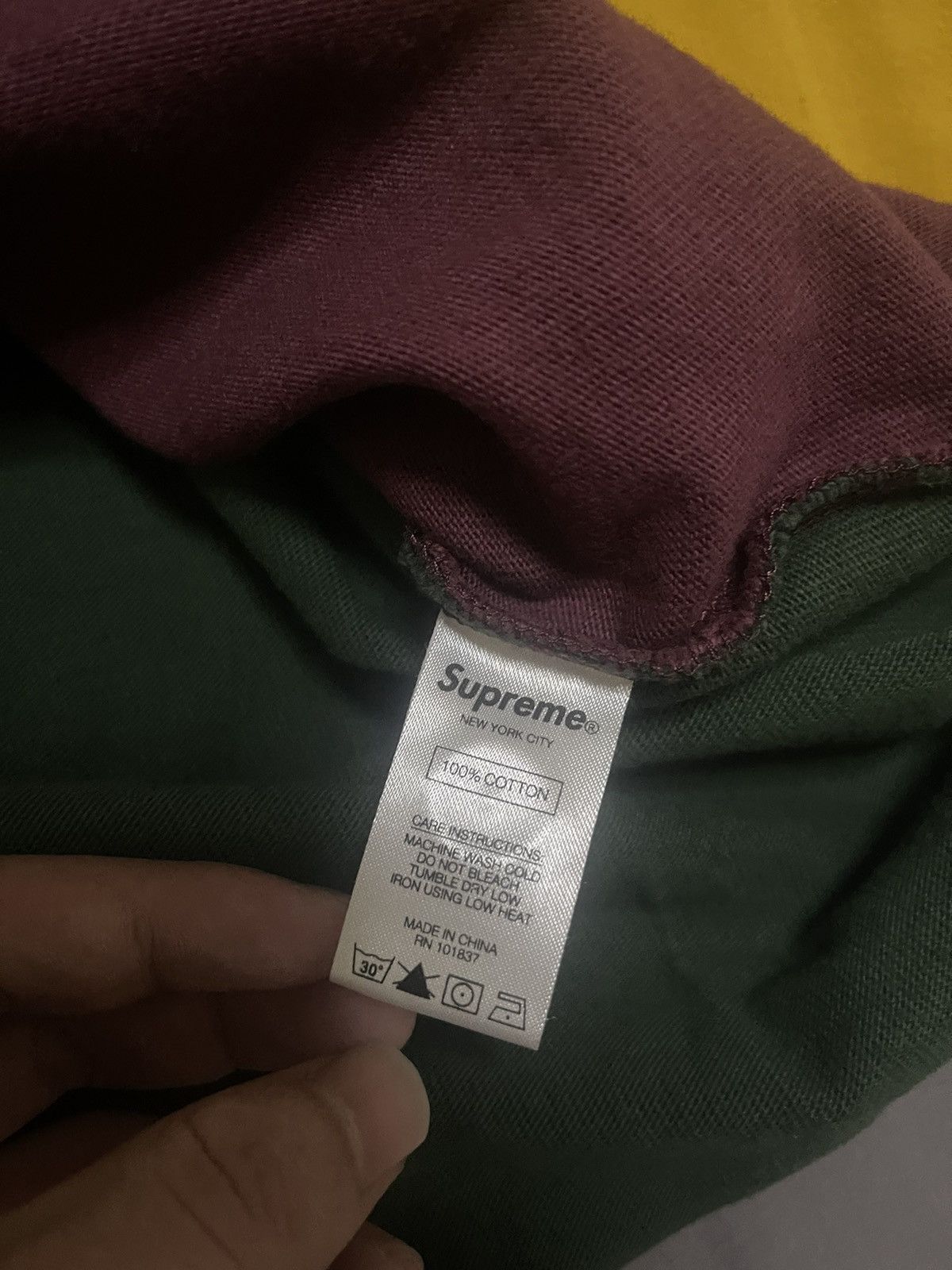 Supreme Supreme color blocked baseball top Jersey Size US XL / EU 56 / 4 - 5 Thumbnail