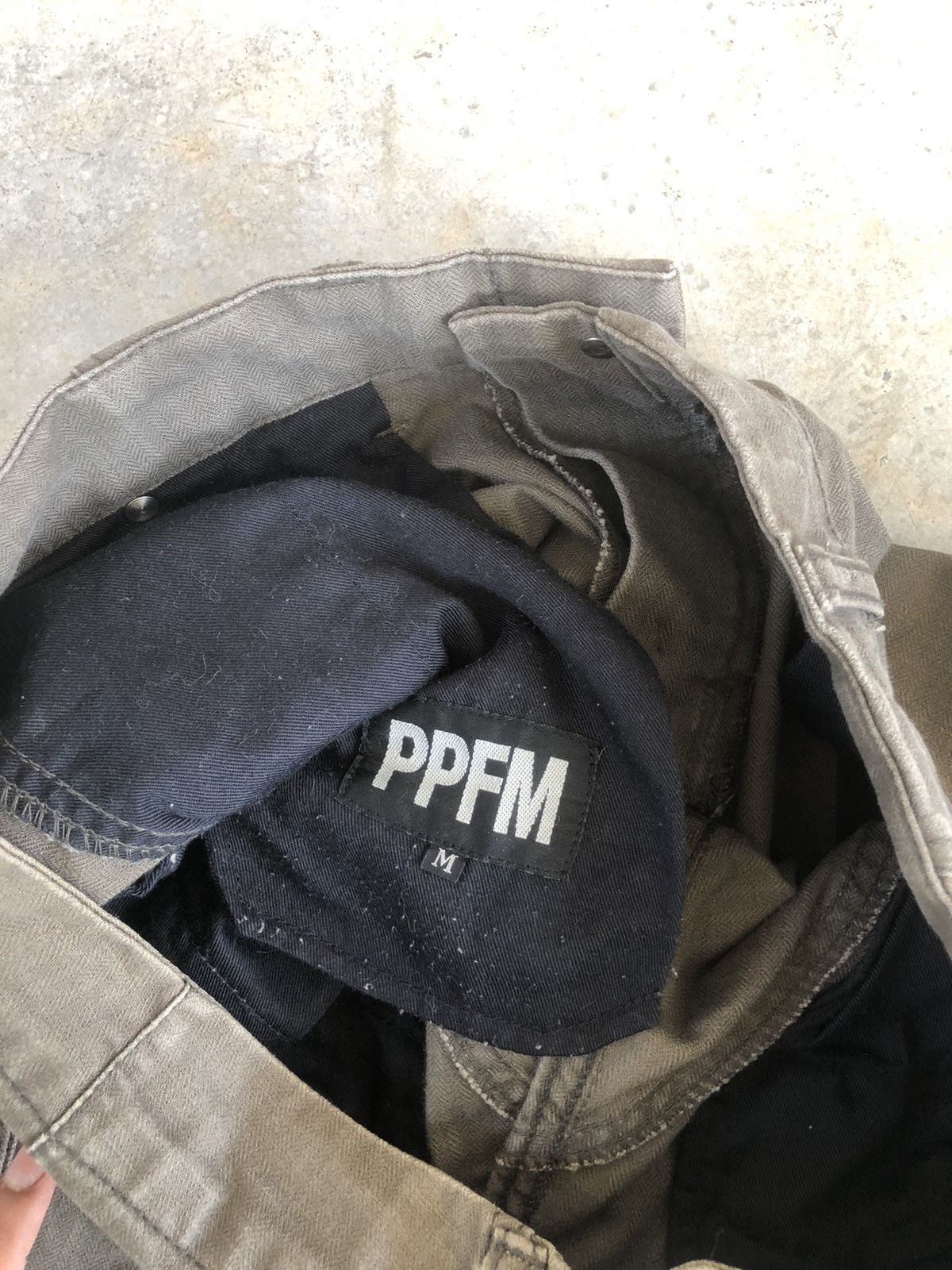 PPFM PPFM Herringbone Cargo Pants Tactical Multipocket Zipper Leg Size US 32 / EU 48 - 11 Thumbnail