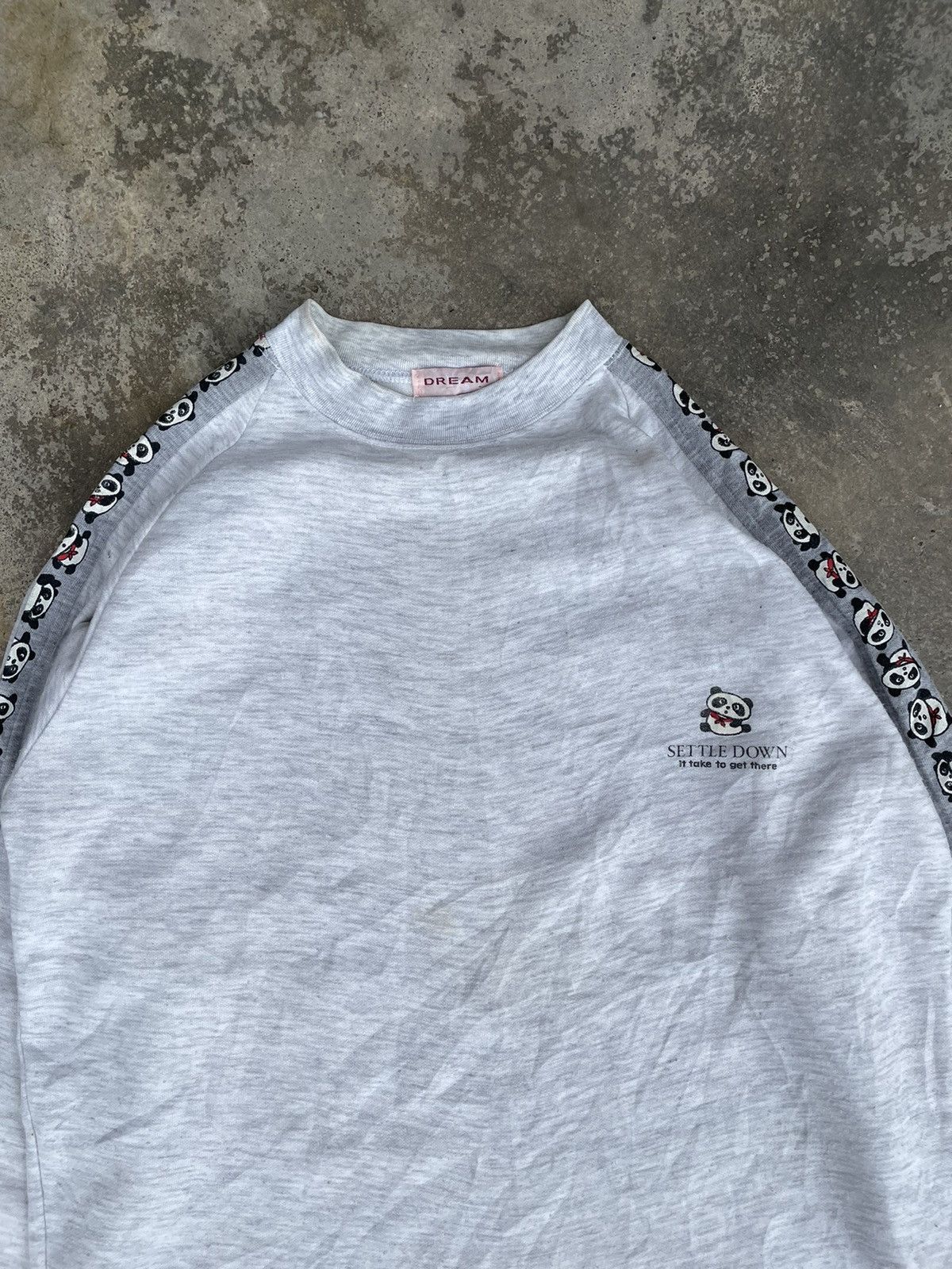 Japanese Brand × Vintage DREAM PANDA SIDE TAPE SWEATSHIRT Size US L / EU 52-54 / 3 - 3 Thumbnail