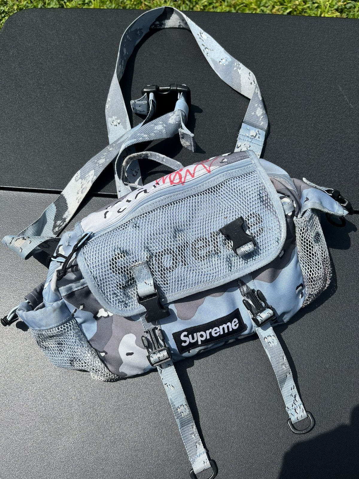 Supreme Supreme Blue Chocolate Chip Camo Backpack | Grailed