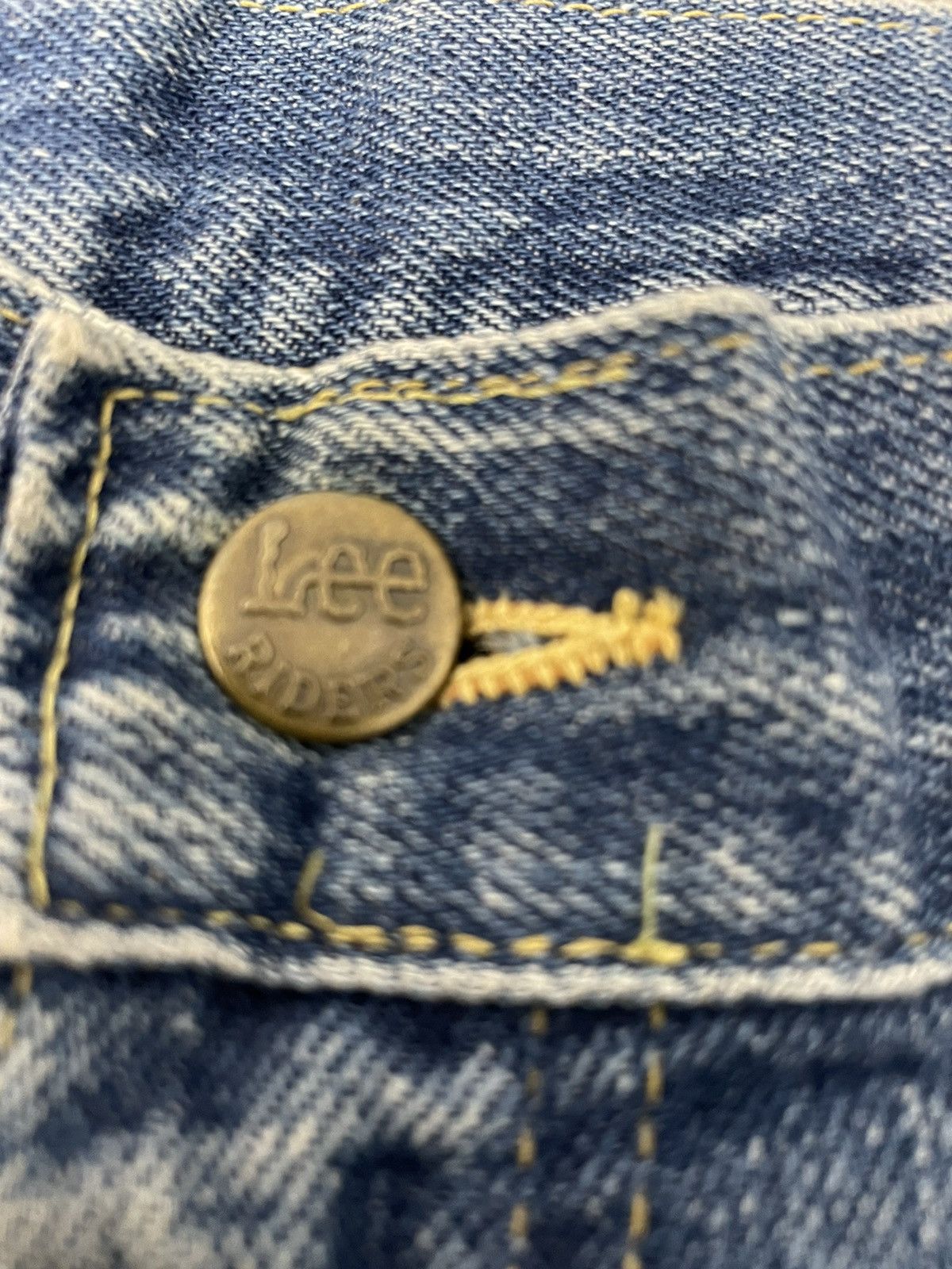 Lee Made In Usa Lee Rider Denim Jeans Size US 30 / EU 46 - 11 Thumbnail