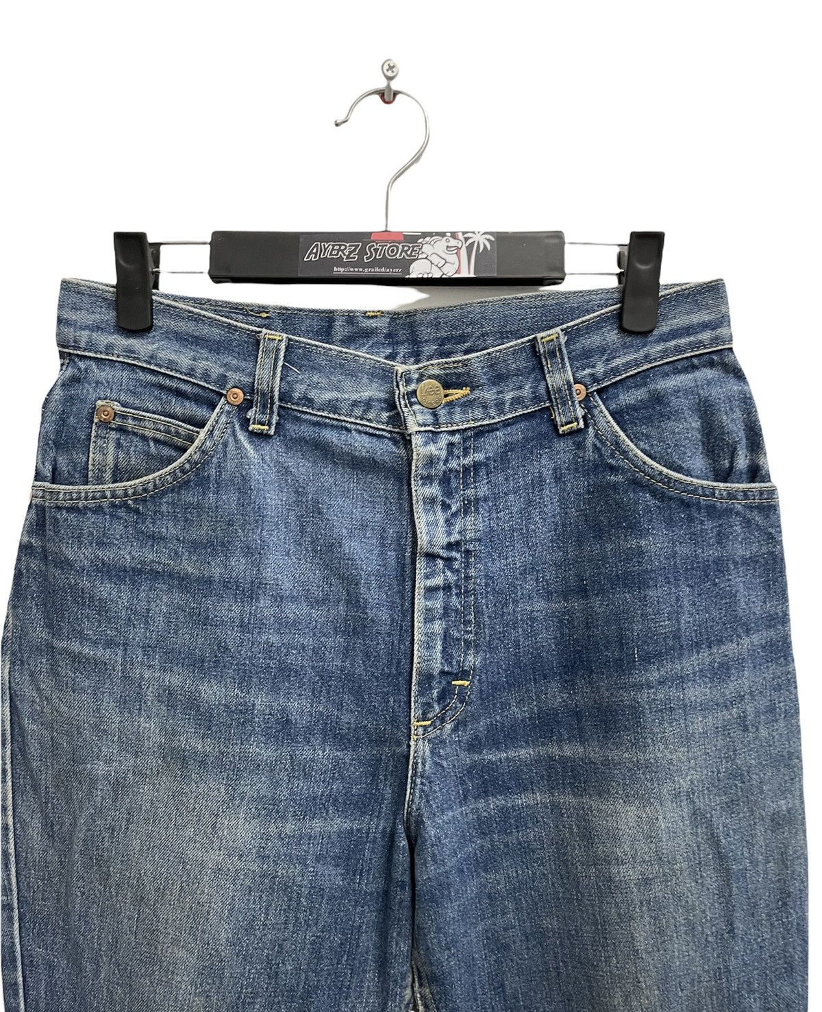 Lee Made In Usa Lee Rider Denim Jeans Size US 30 / EU 46 - 2 Thumbnail