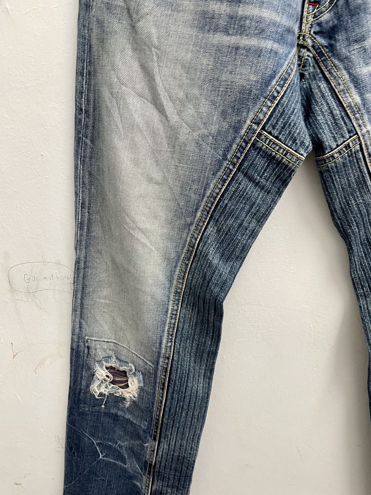 Eternal Eternal Denim Boro Sashiko Patchwork Jeans Made in Japan Size US 30 / EU 46 - 5 Thumbnail