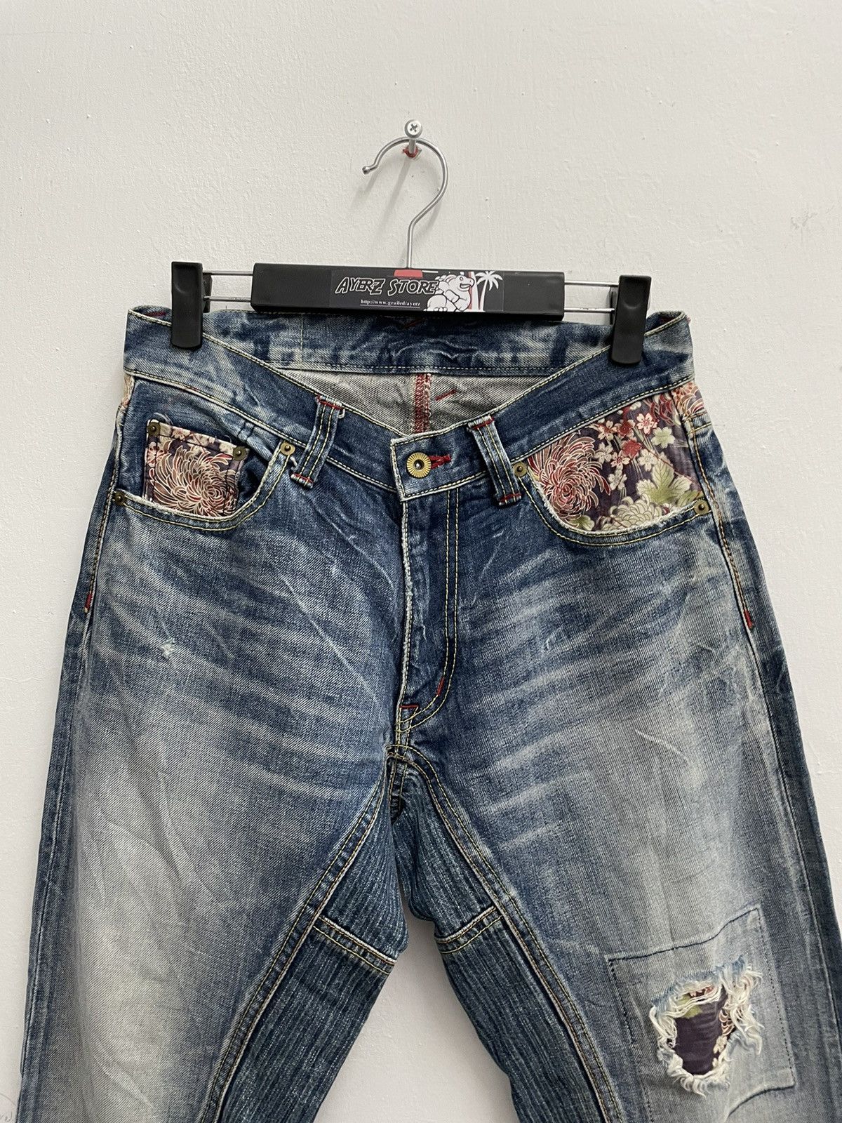 Eternal Eternal Denim Boro Sashiko Patchwork Jeans Made in Japan Size US 30 / EU 46 - 3 Thumbnail
