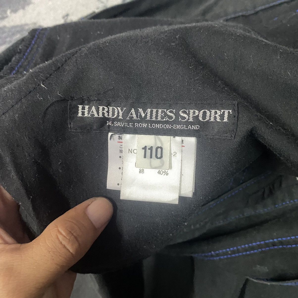 Hardy Amies Vintage Hardy Amies Sport London Oversize Baggy Denim Jeans Size US 43 - 10 Thumbnail