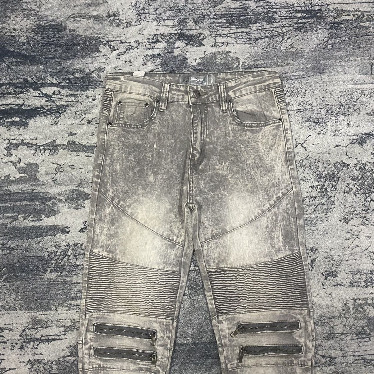 Japanese Brand Vintage Japanese Urban Id Acid Wash Curve Leg Denim Size US 30 / EU 46 - 3 Thumbnail