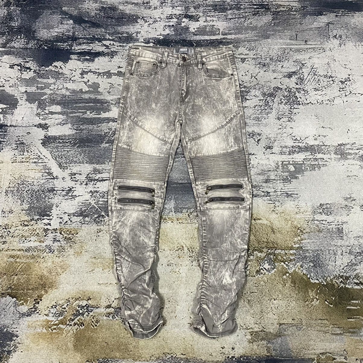 Japanese Brand Vintage Japanese Urban Id Acid Wash Curve Leg Denim Size US 30 / EU 46 - 1 Thumbnail